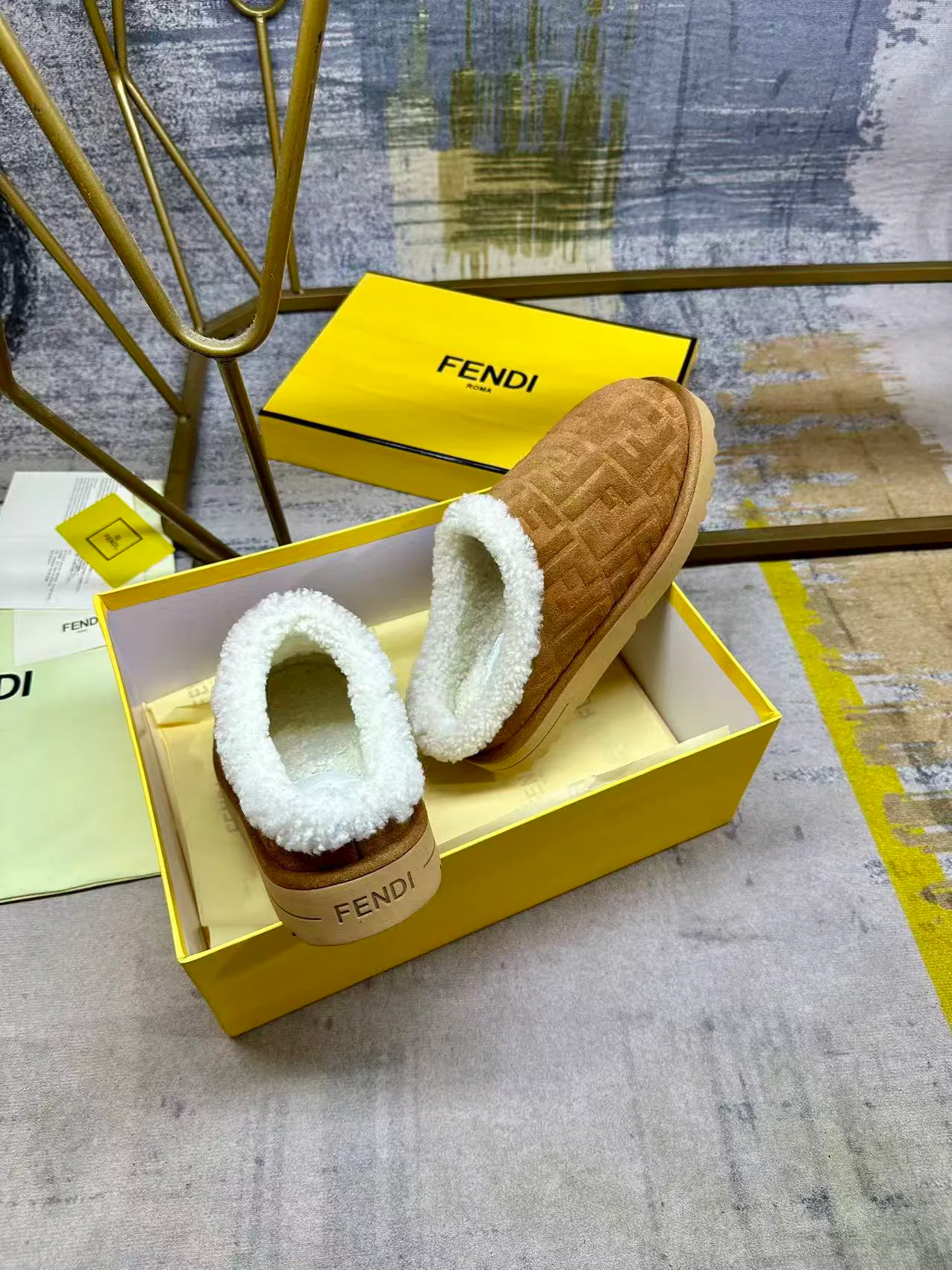 Тапочки Женские Fendi 472247