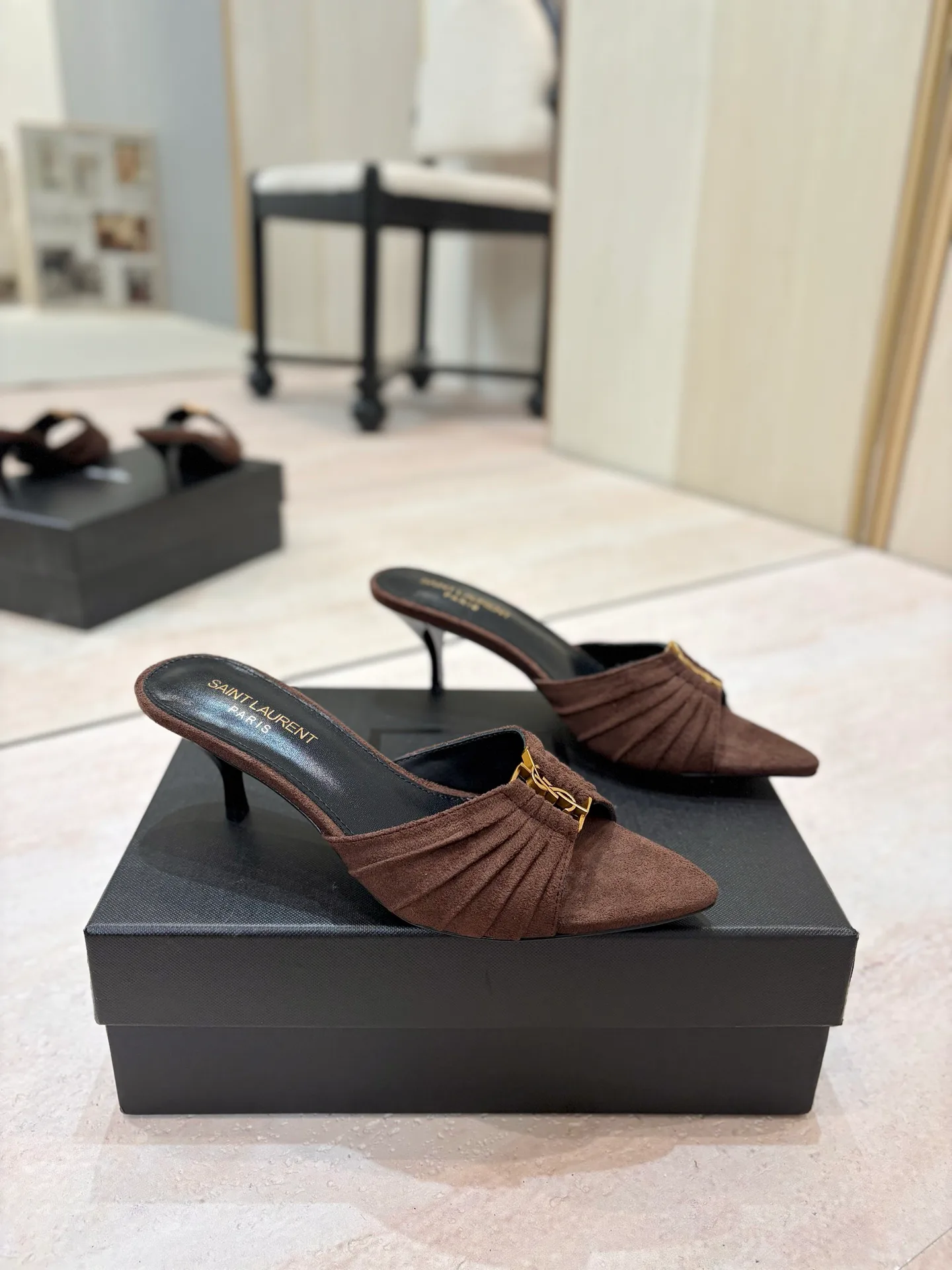 Мюли И Сабо Женские Saint Laurent 17476008