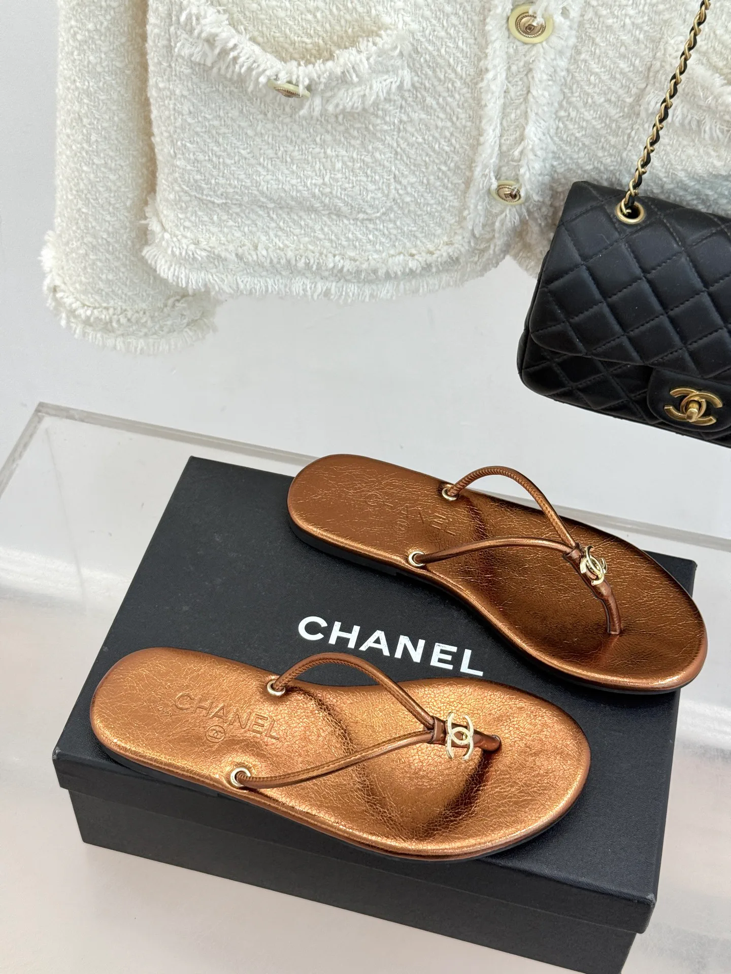 Шлепанцы Женские Chanel 11646709