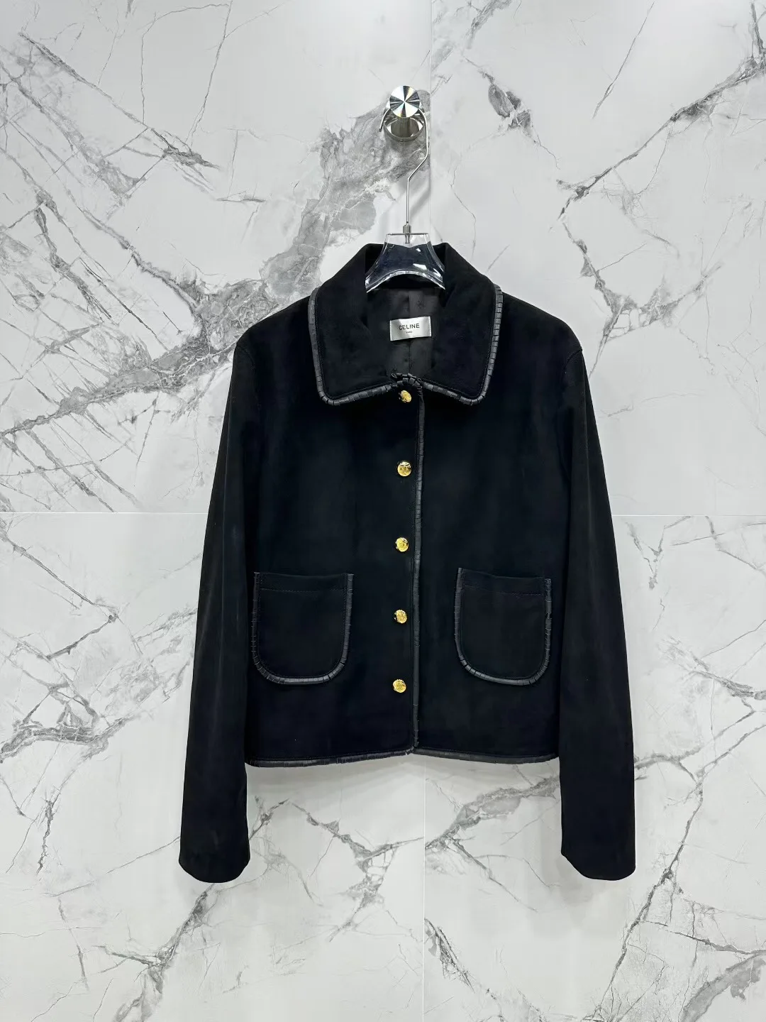 Кожаные Куртки И Дублёнки Женские Celine 11868461