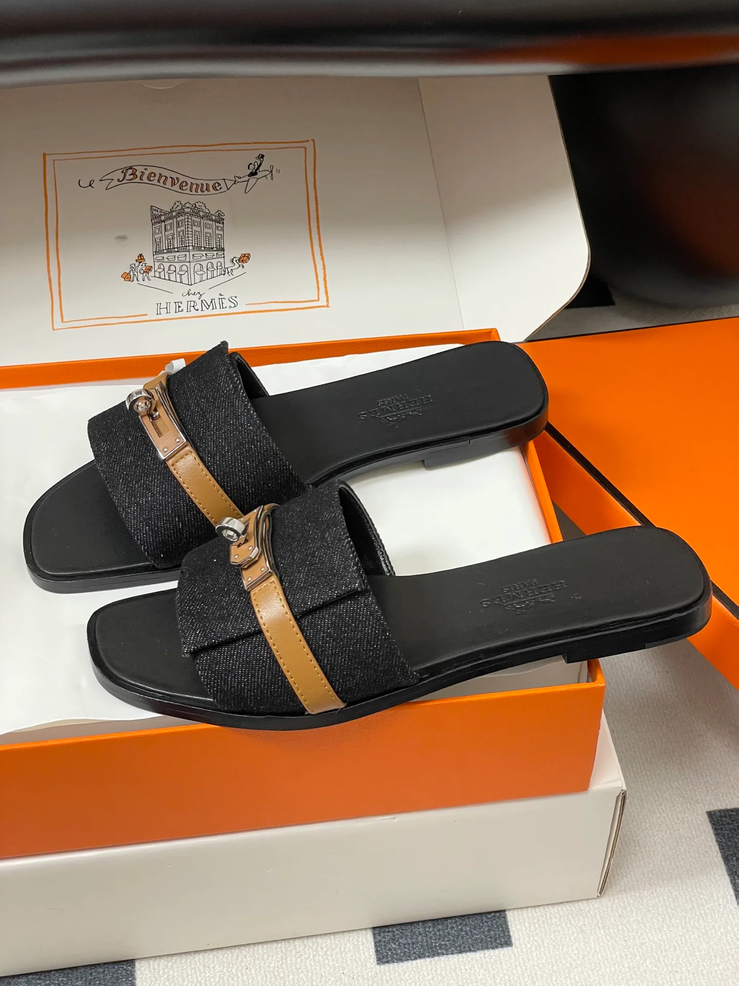 Шлепанцы Женские Hermes 59017