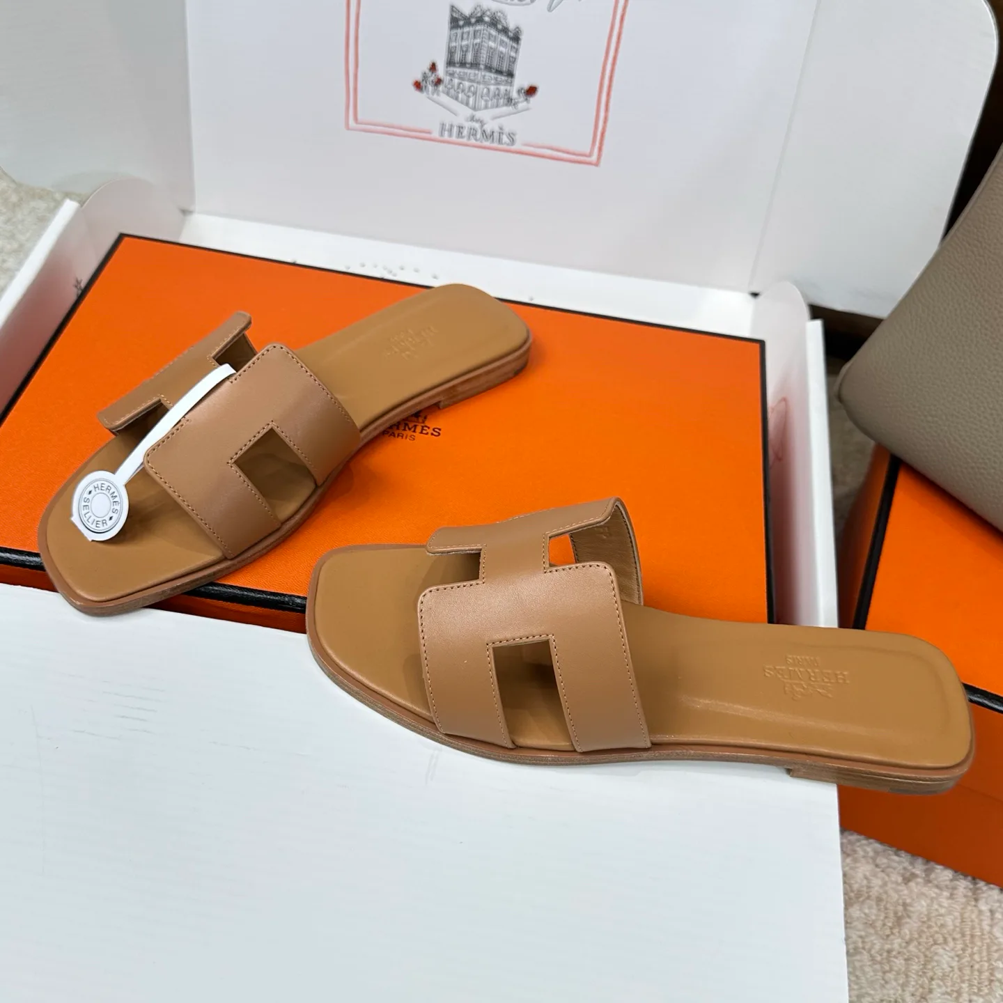 Шлепанцы Женские Hermes 3043264