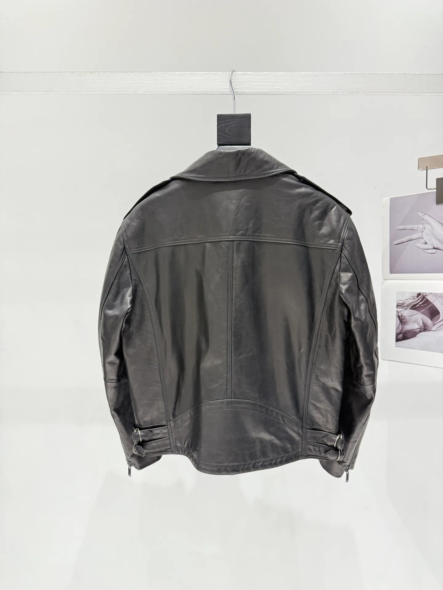 Кожаные Куртки И Дублёнки Женские Saint Laurent 18151065