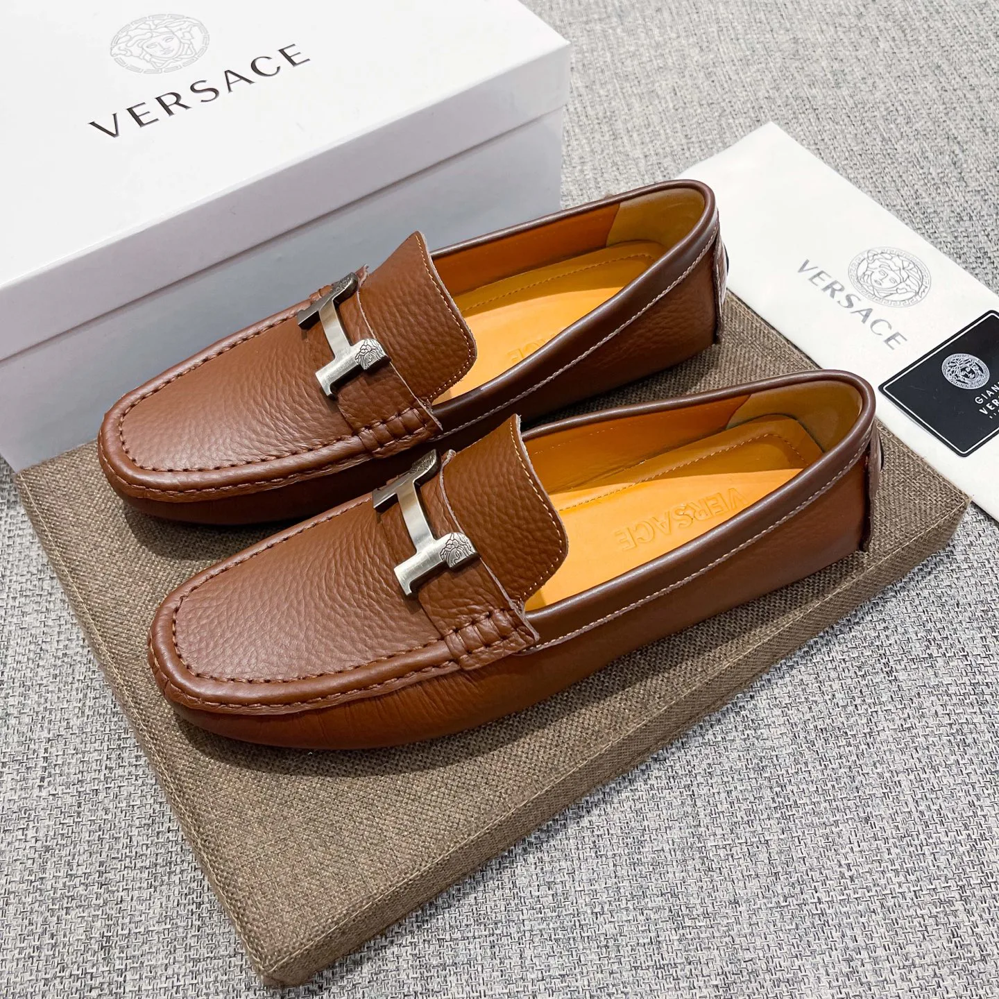 Мокасины Мужские Versace 1872431