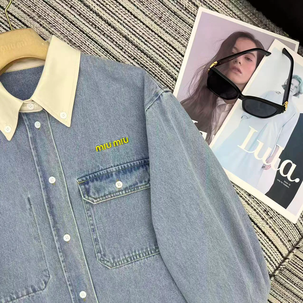 Рубашки Мужские Miu Miu 11760480