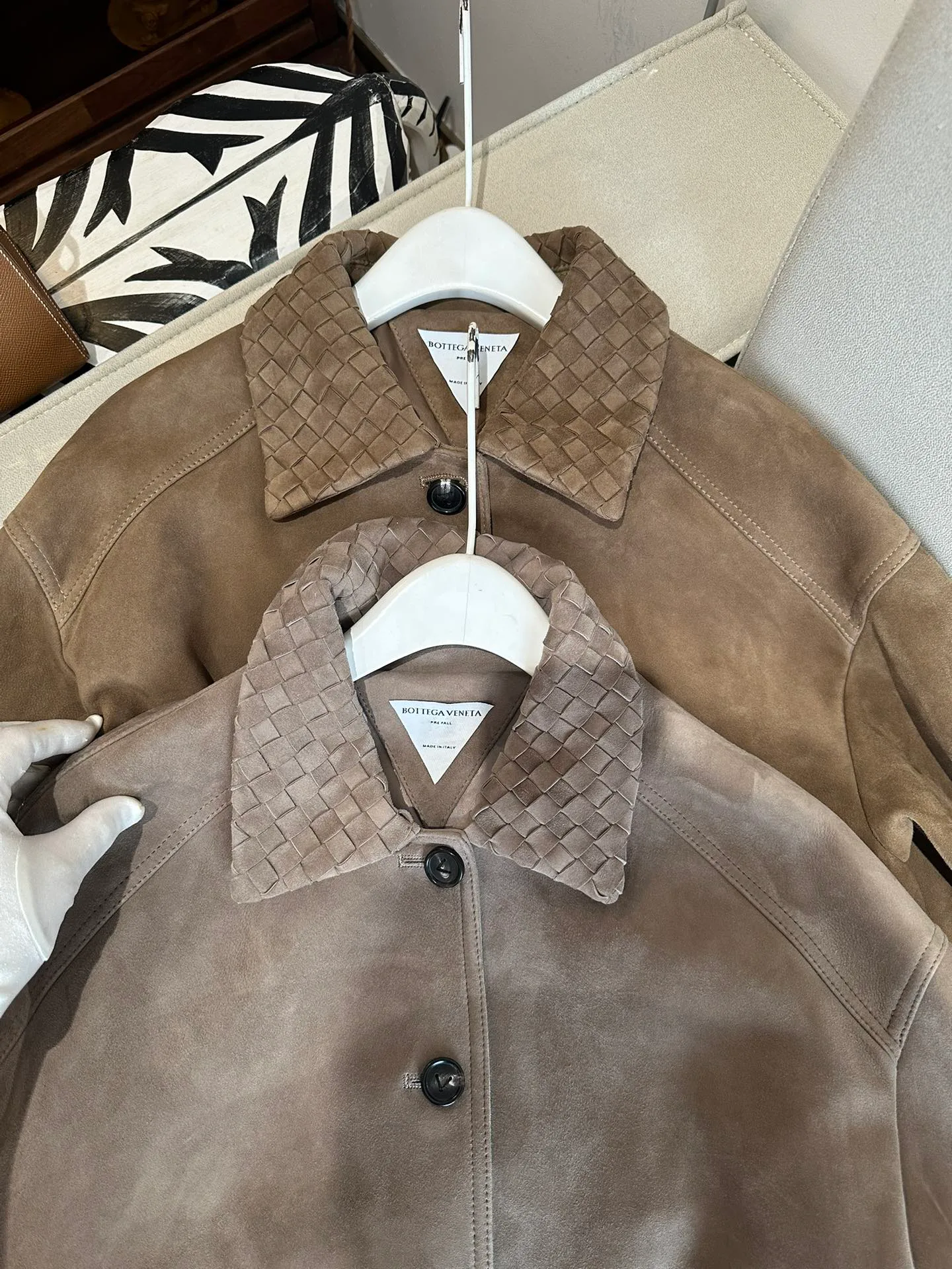 Кожаные Куртки И Дублёнки Женские Bottega Veneta 11460770