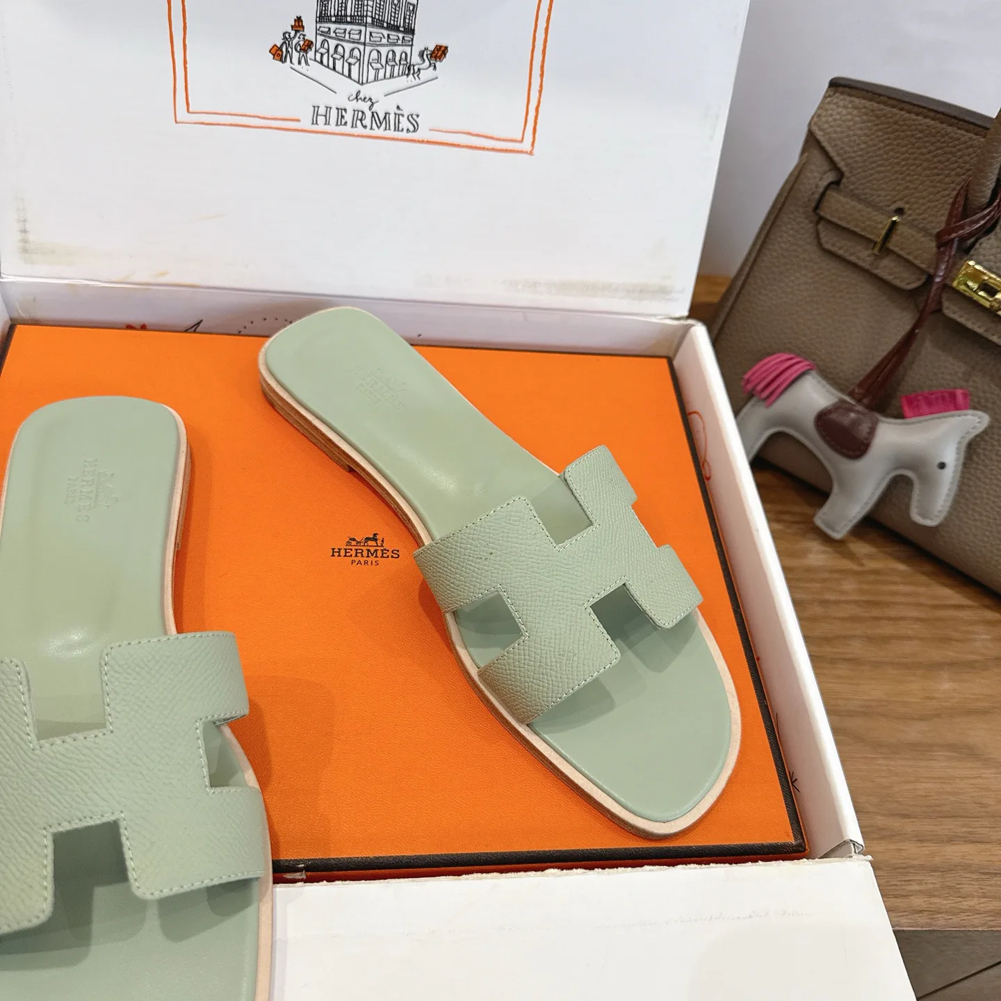 Шлепанцы Женские Hermes 873889