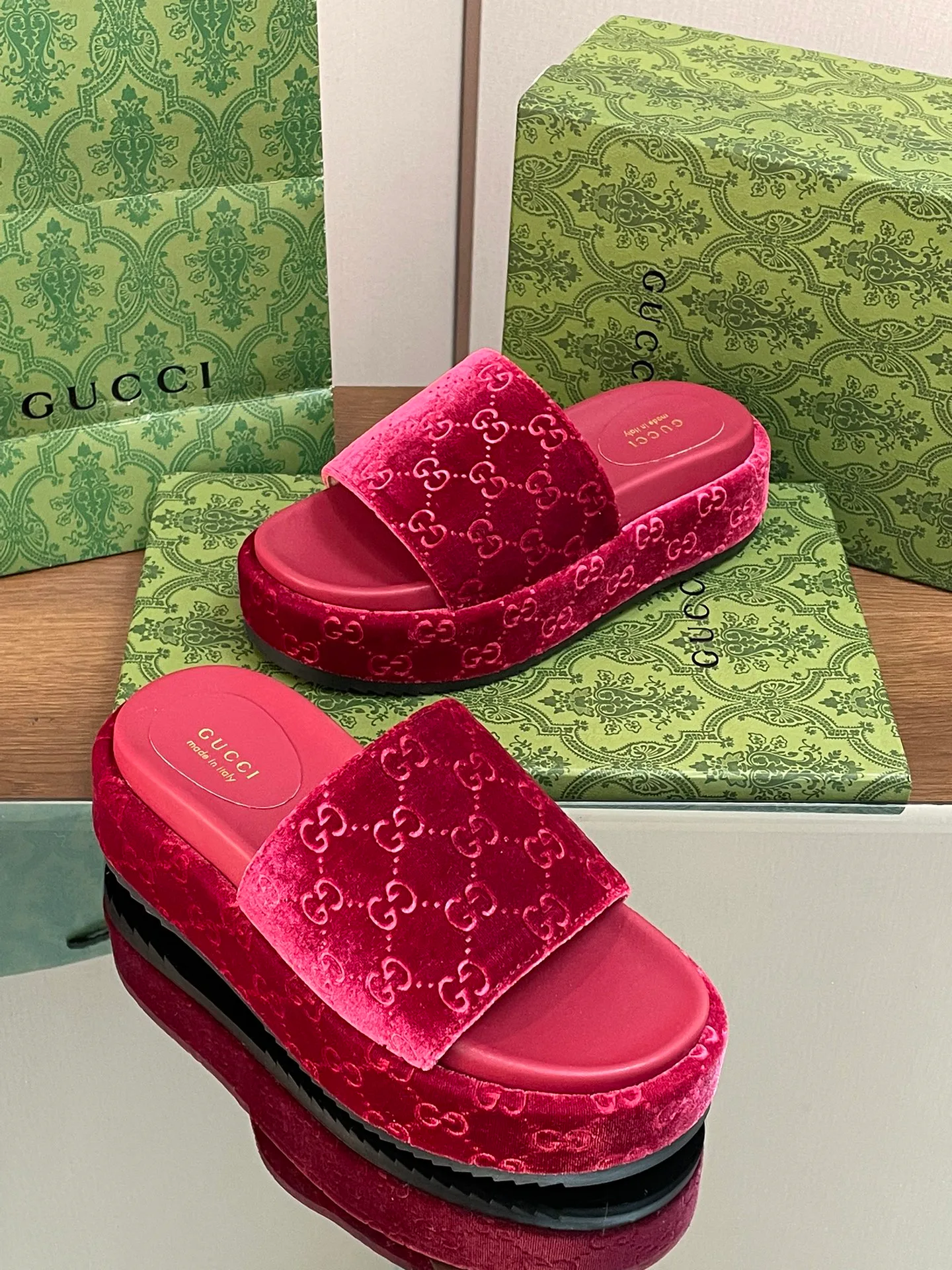Шлепанцы Женские Gucci 10906