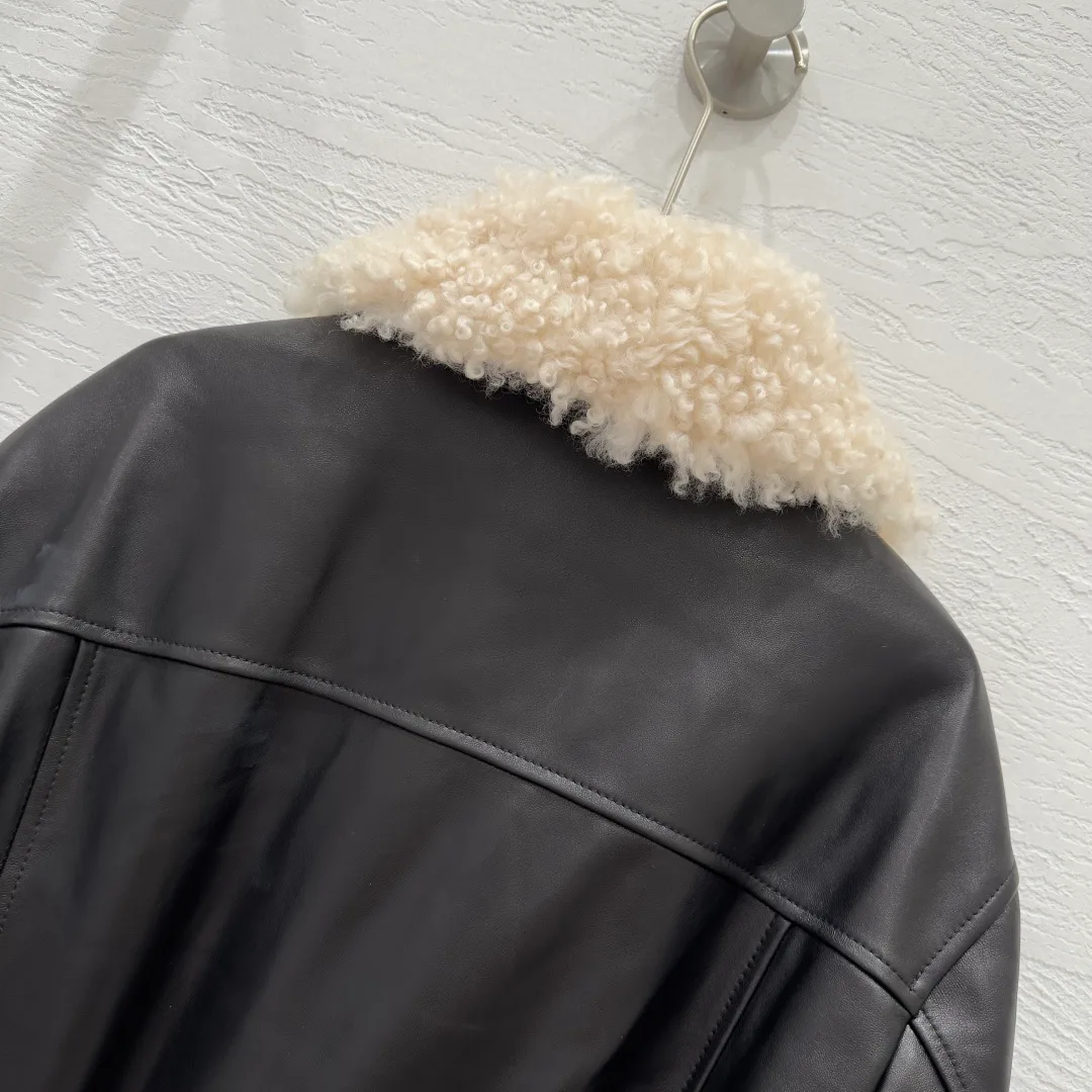 Кожаные Куртки И Дублёнки Женские Saint Laurent 1274400