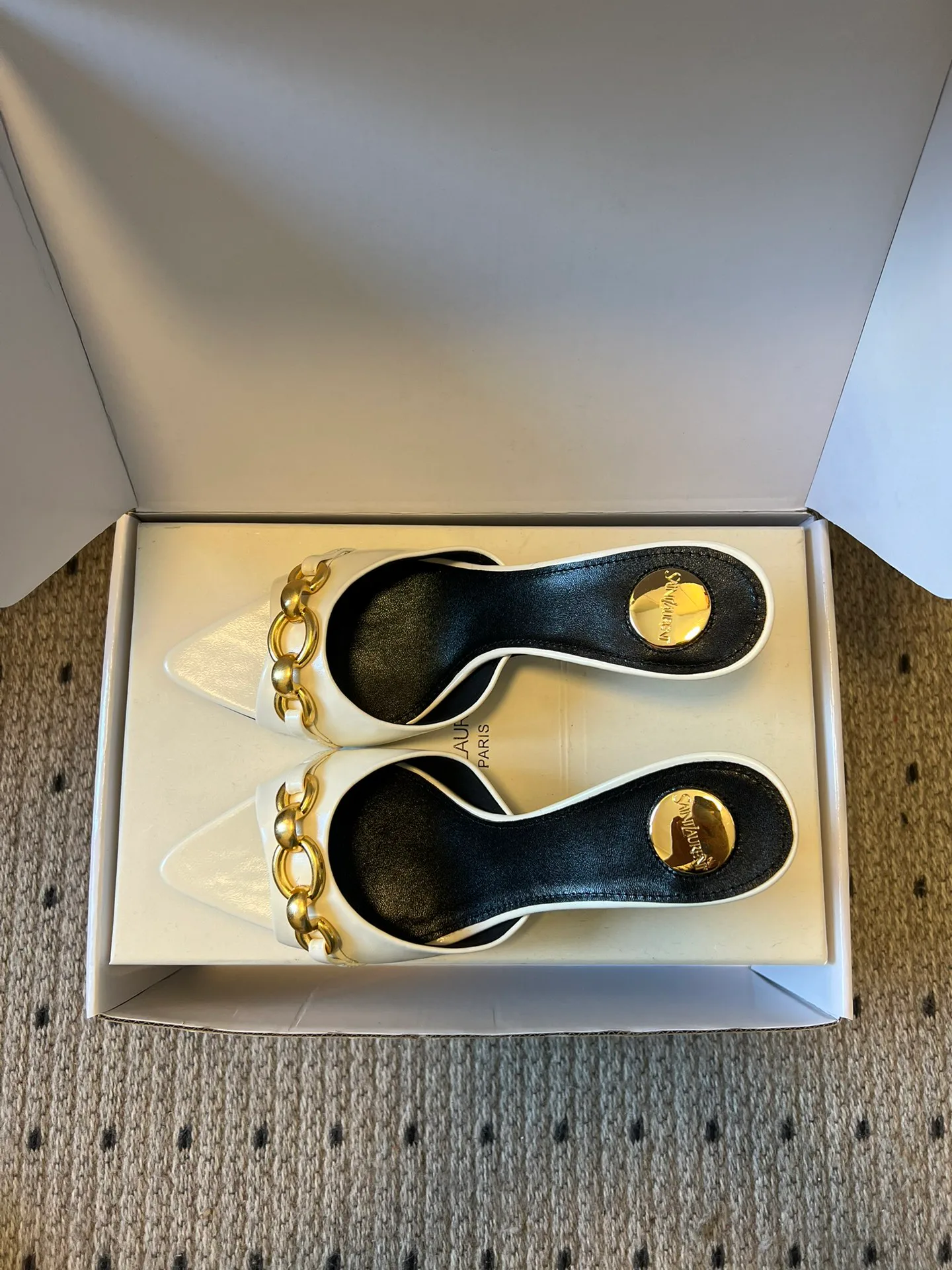 Босоножки Женские Saint Laurent 10835472