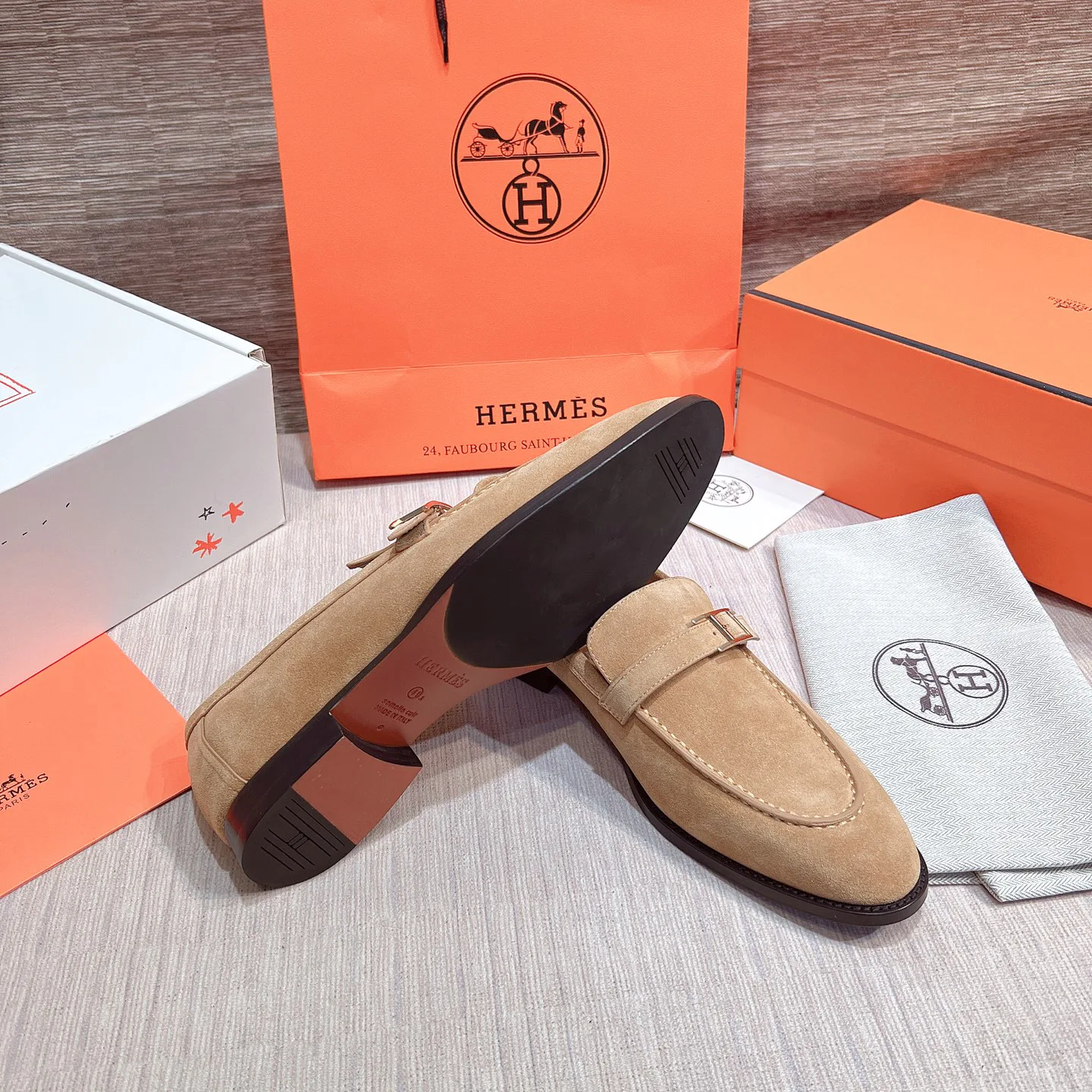 Лоферы И Туфли Мужские Hermes 840289