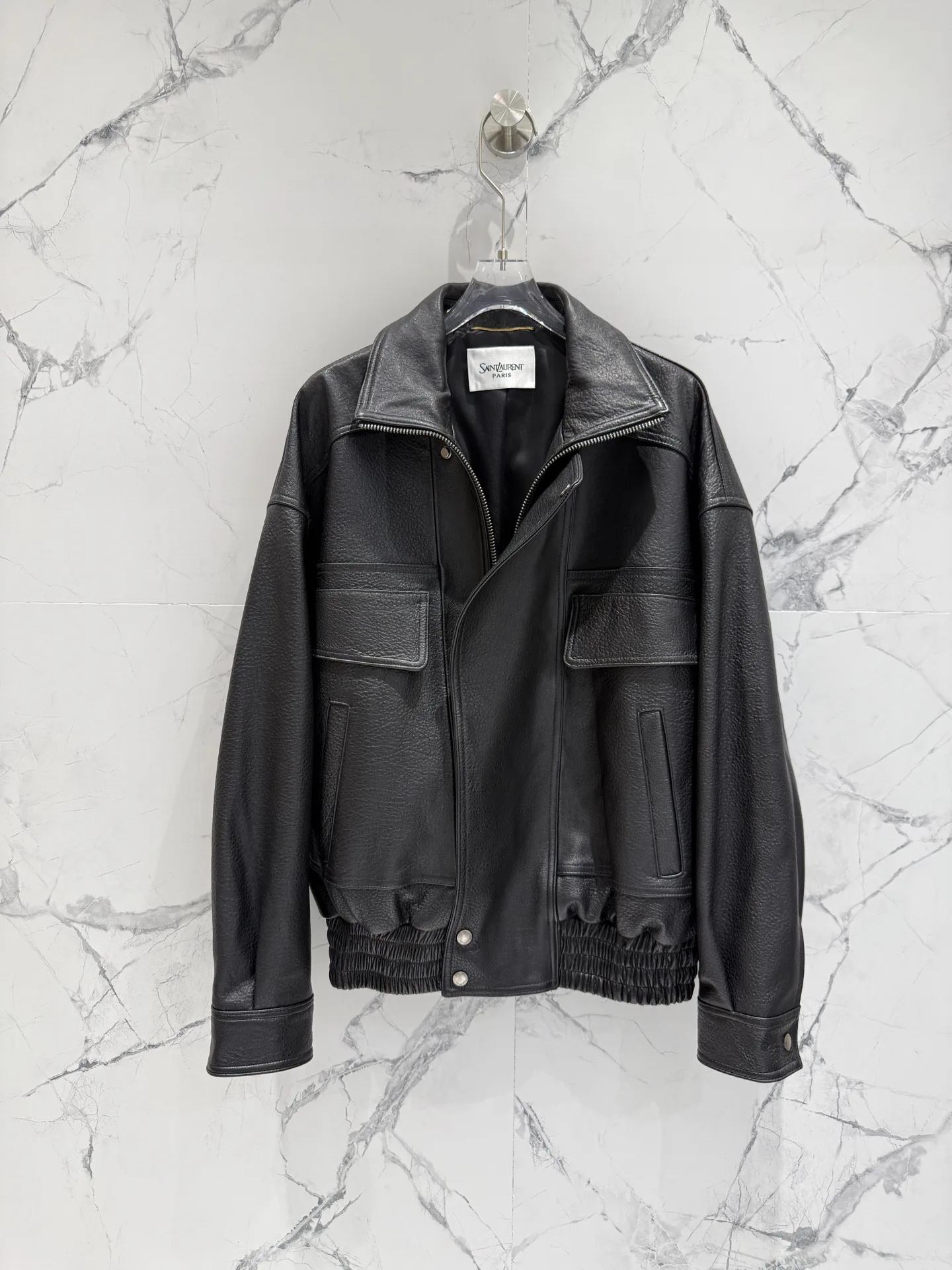 Кожаные Куртки И Дублёнки Женские Saint Laurent 18151074