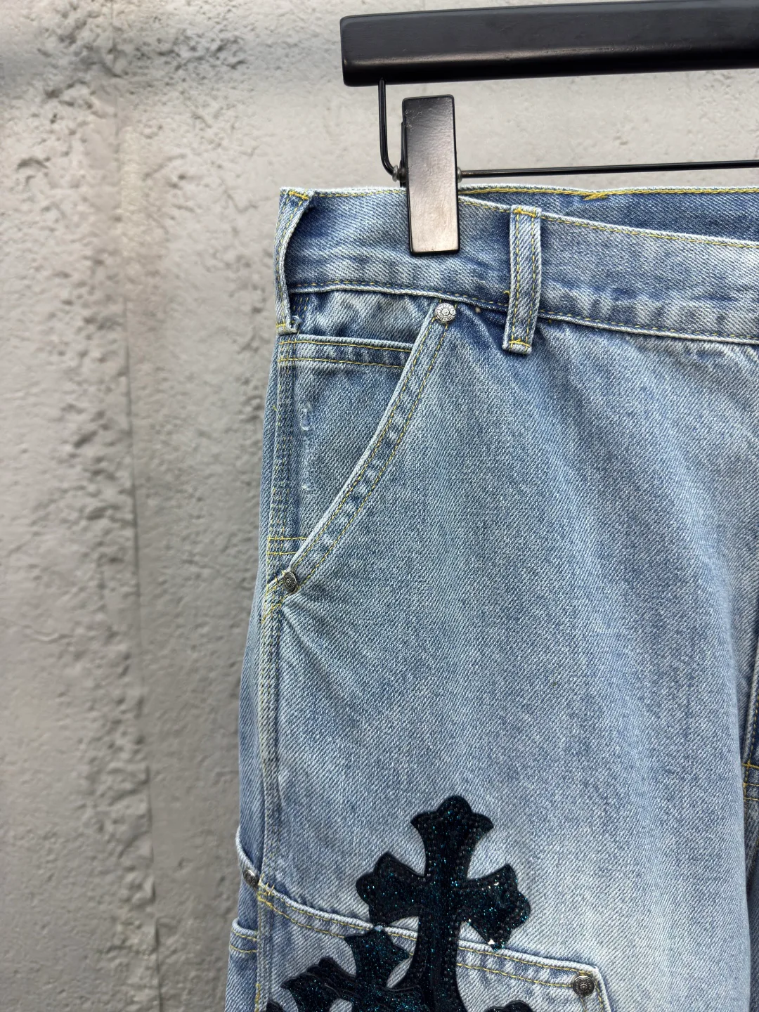 Джинсы Мужские Chrome Hearts 35162