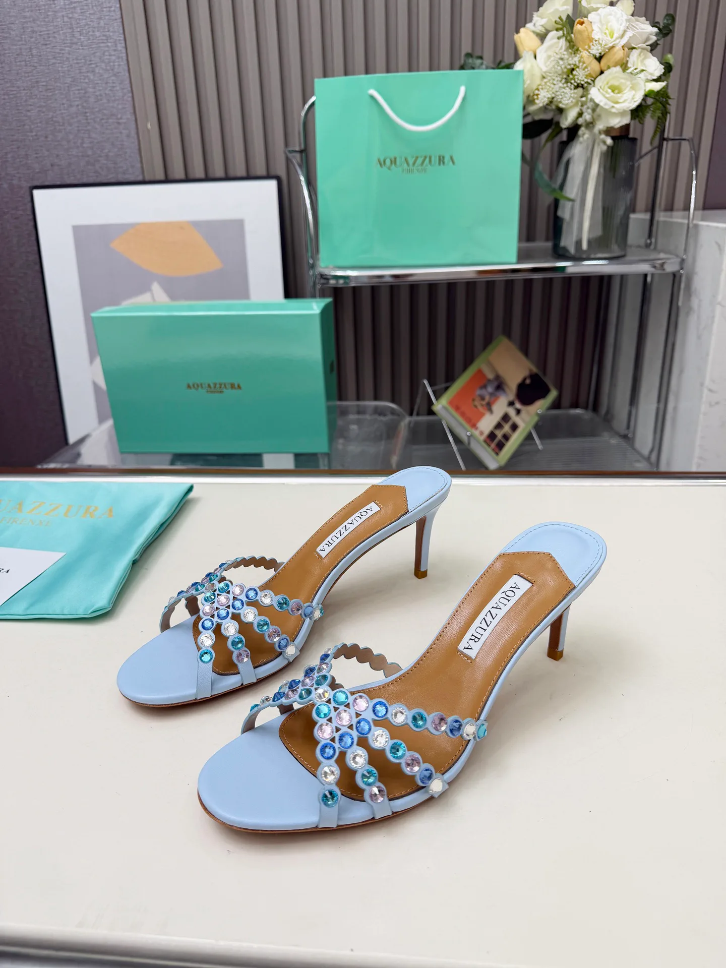 Босоножки Женские Aquazzura 1856032