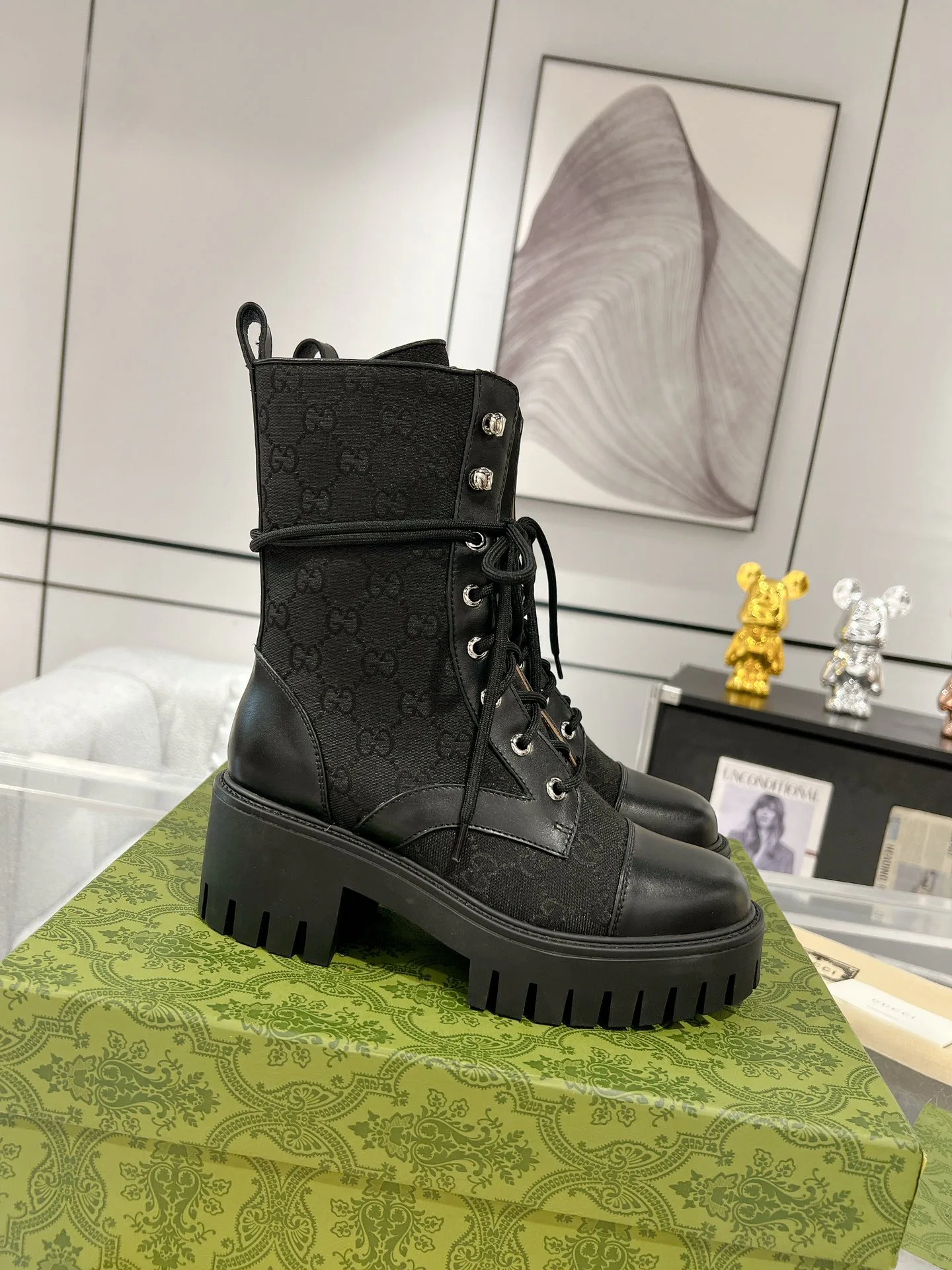 Ботинки Женские Gucci 194625