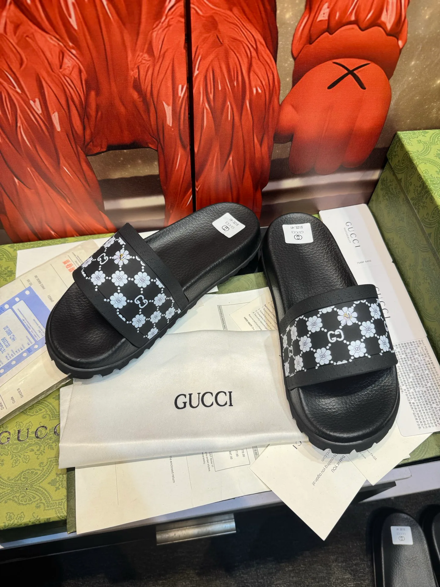 Шлепанцы Женские Gucci 10313901