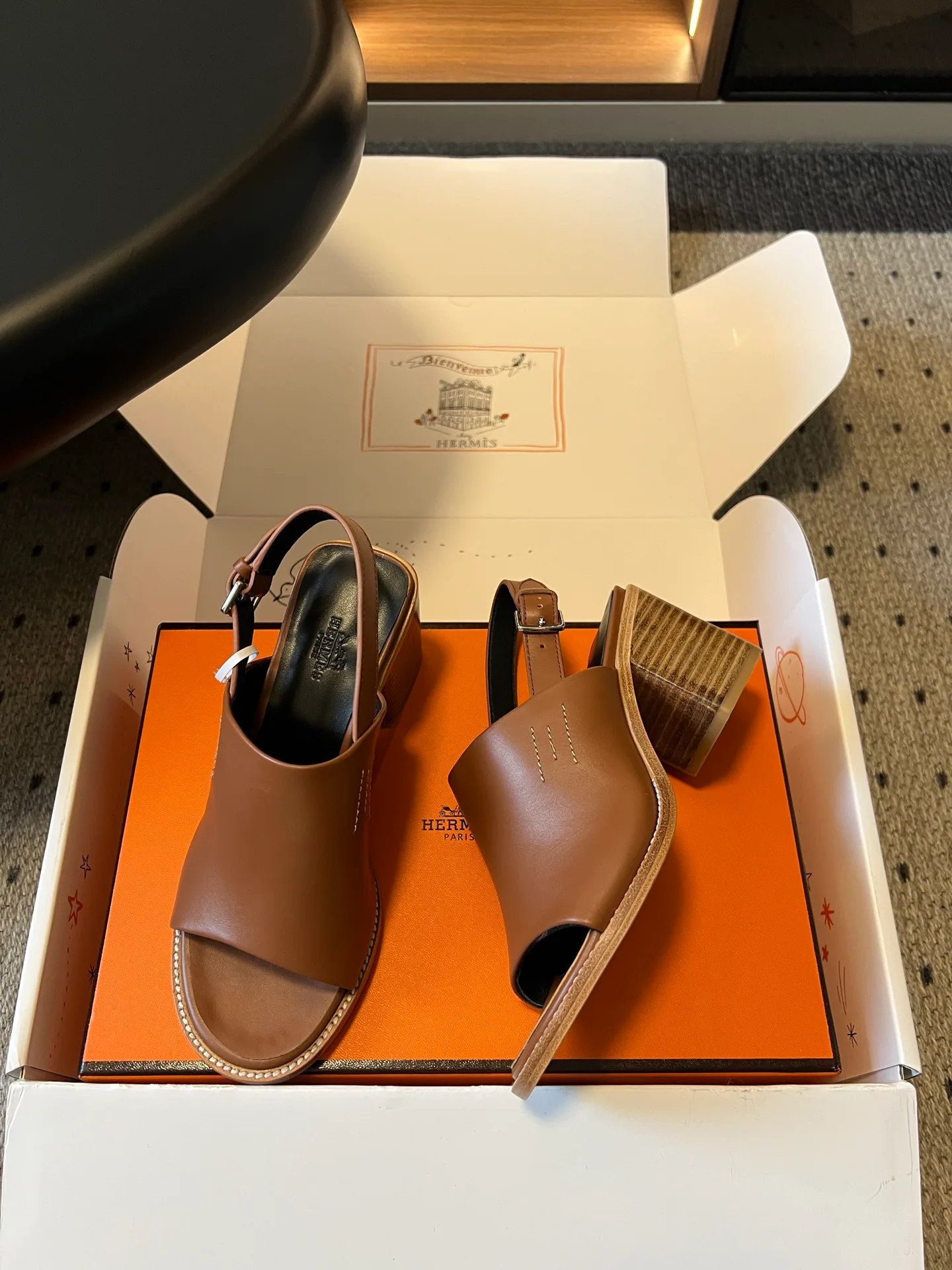 Босоножки Женские Hermes 14622785