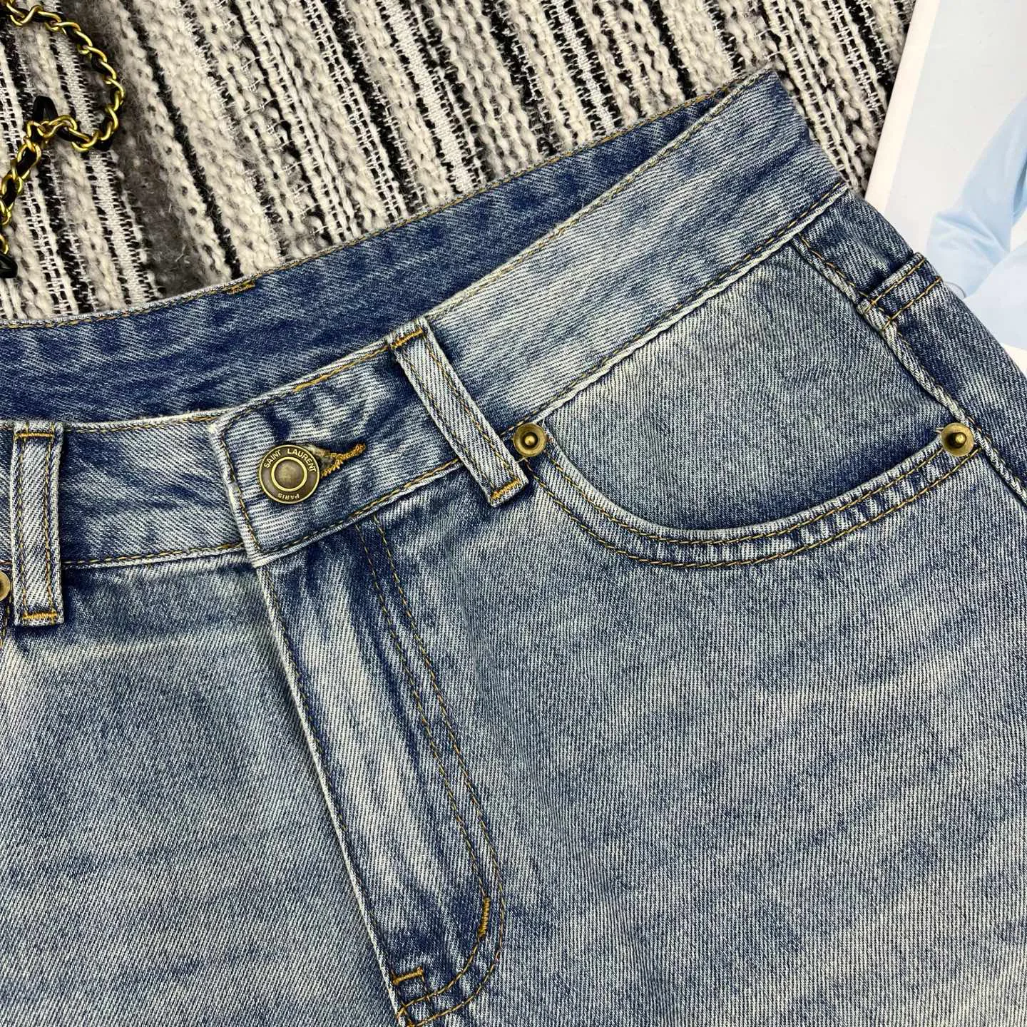 Шорты Женские Saint Laurent 13347003