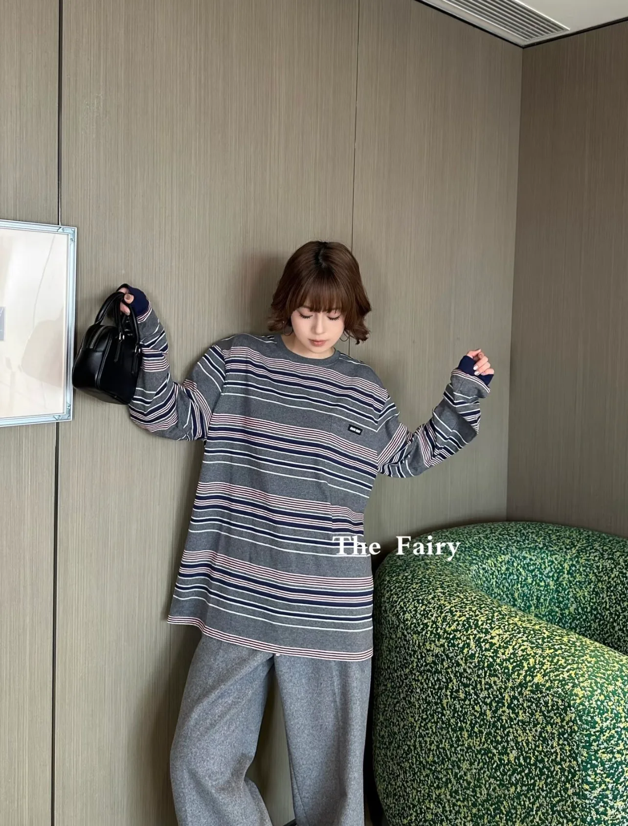 Лонгсливы Женские Miu Miu 5022331