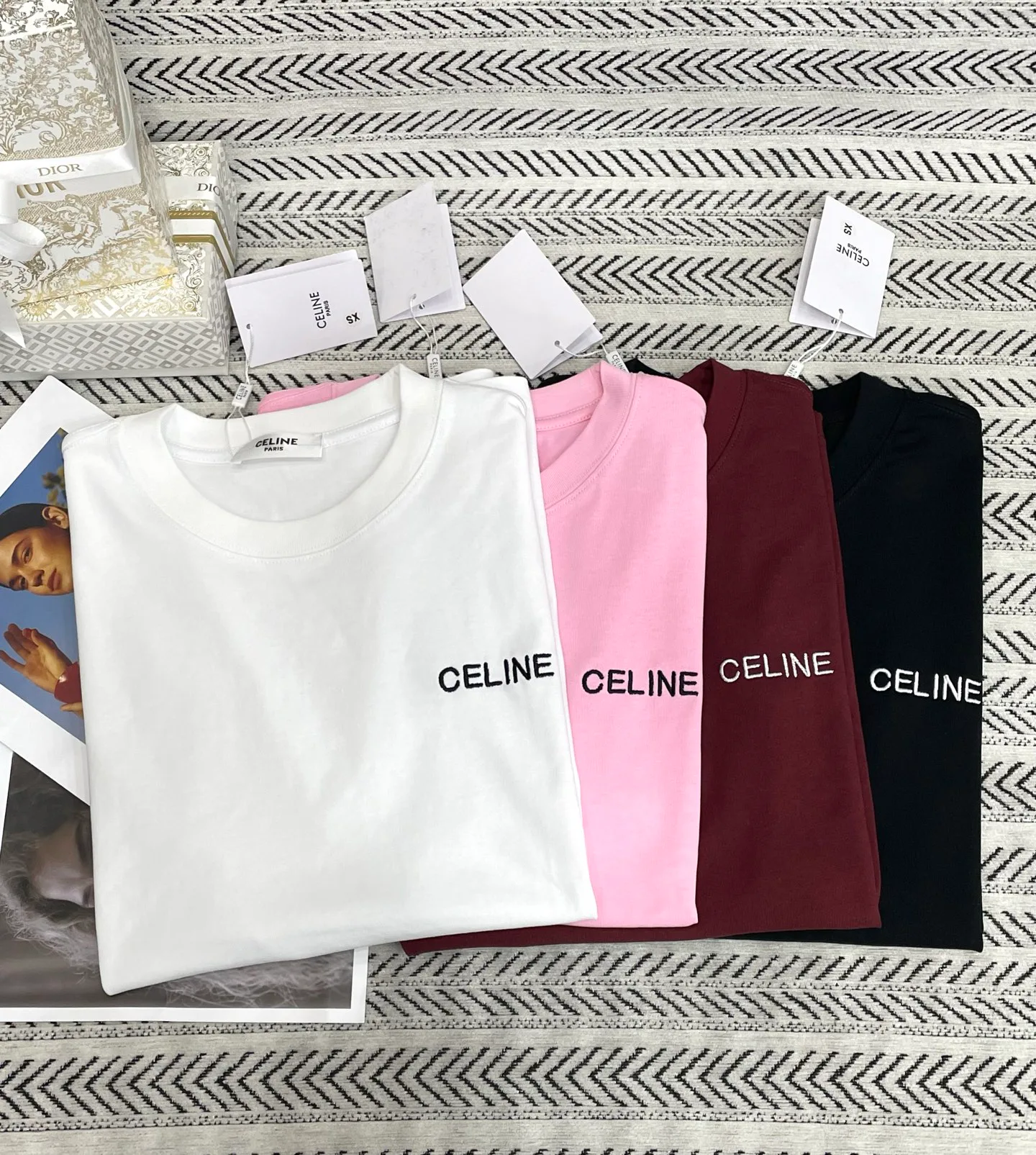 Футболки Женские Celine 1856406
