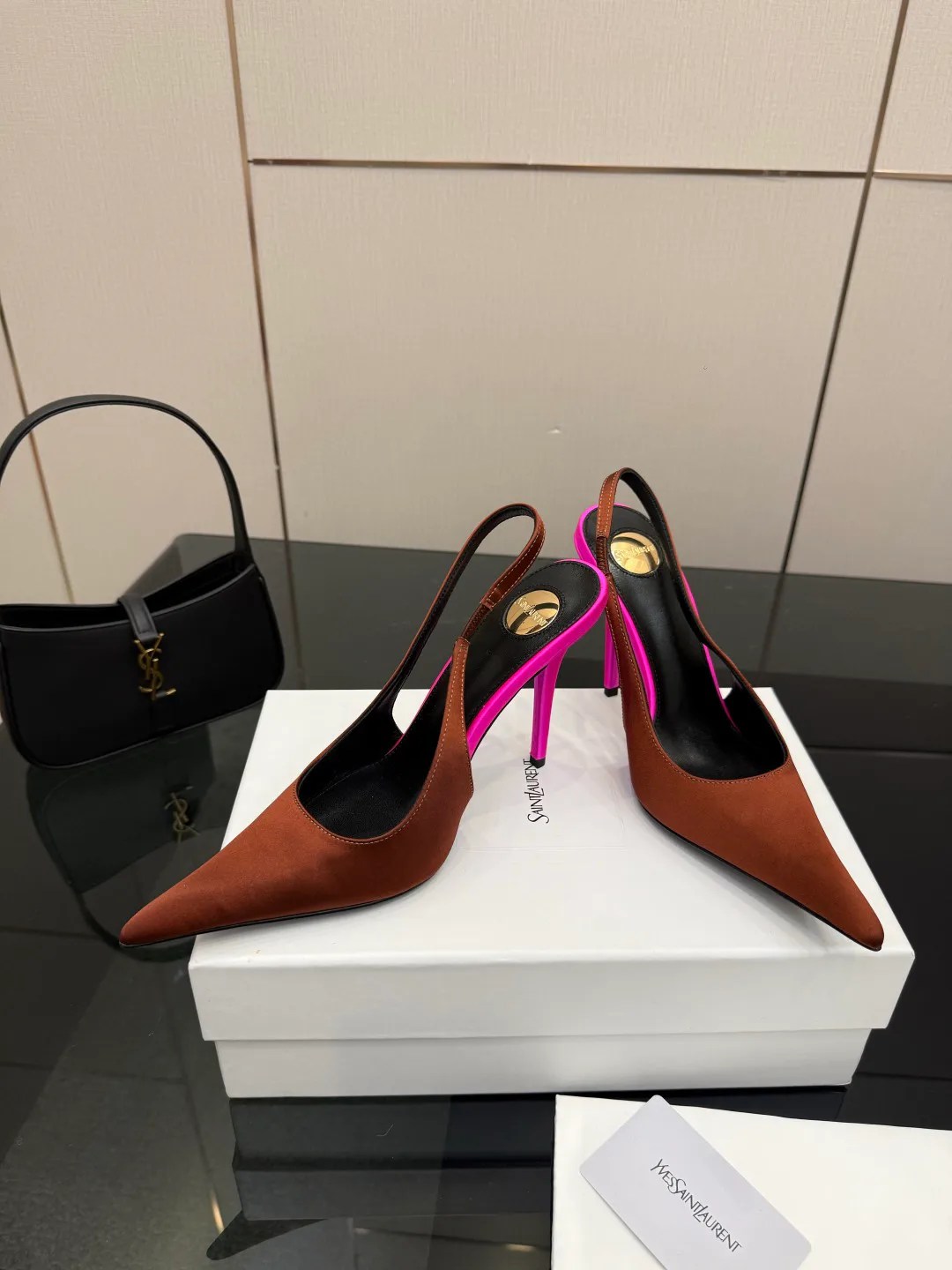 Босоножки Женские Saint Laurent 11409929
