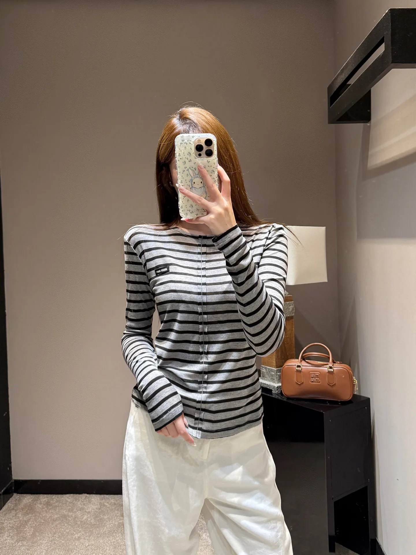 Лонгсливы Женские Miu Miu 11266346