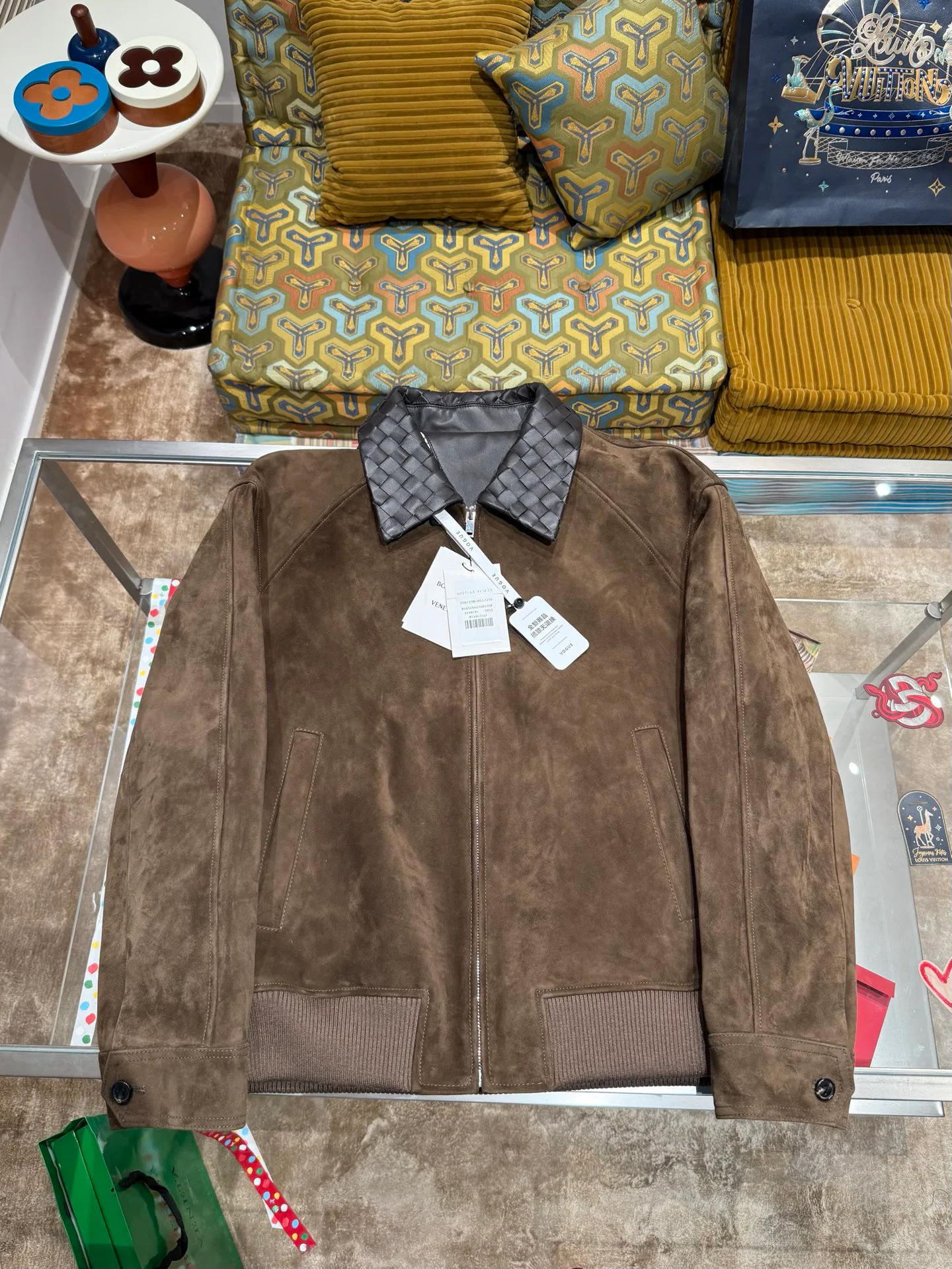 Кожаные Куртки И Дублёнки Мужские Bottega Veneta 715774