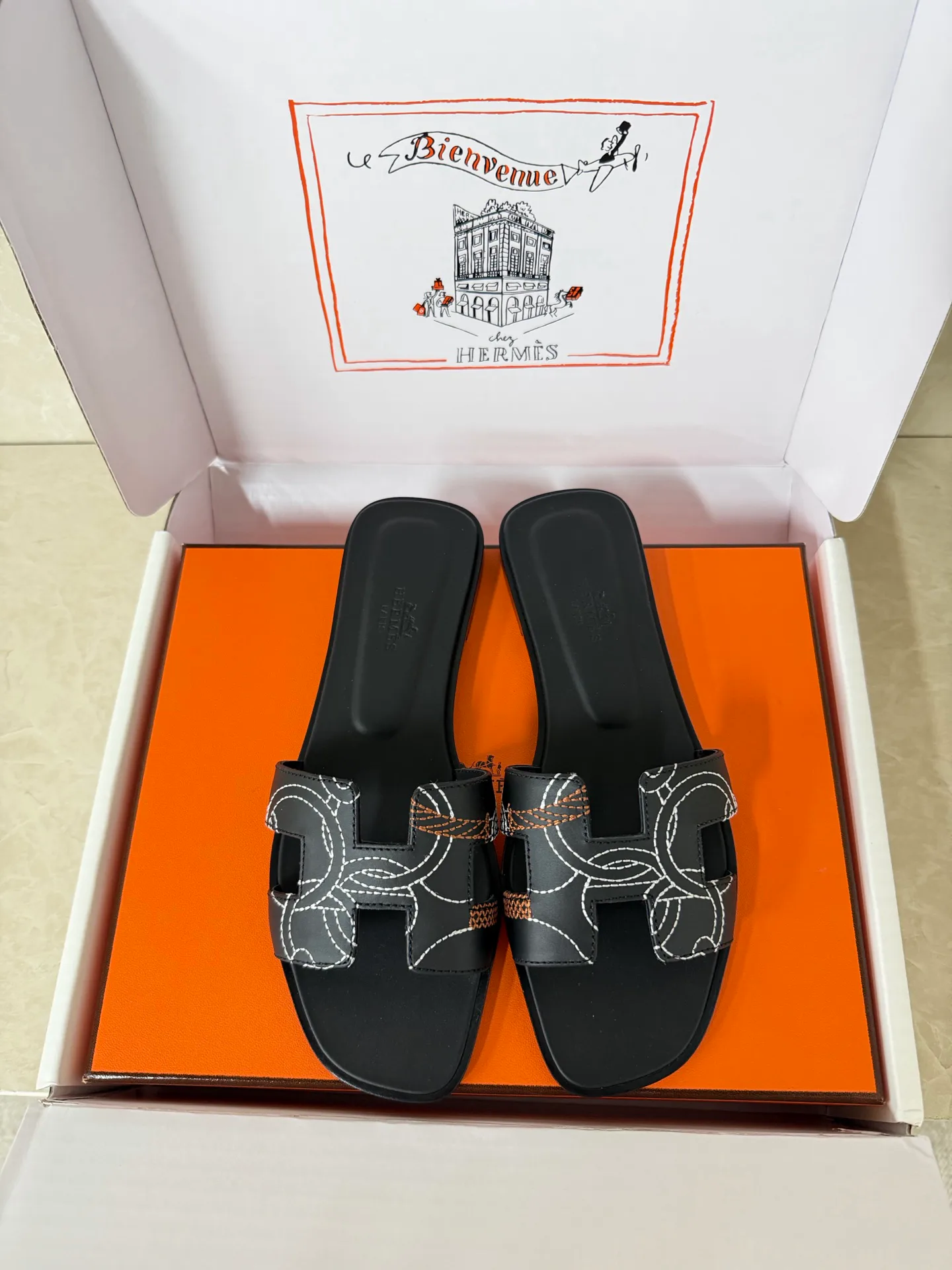 Шлепанцы Женские Hermes 1916416