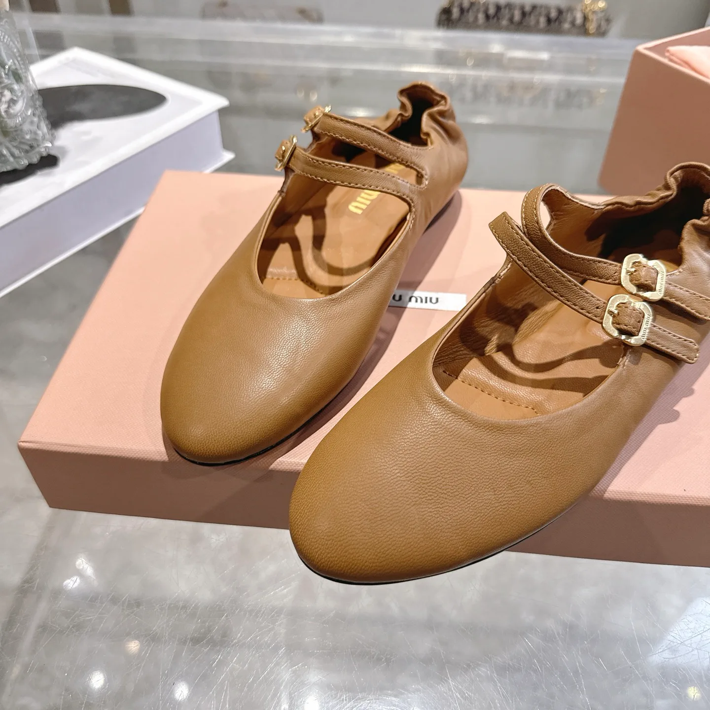 Балетки Женские Miu Miu 12156478