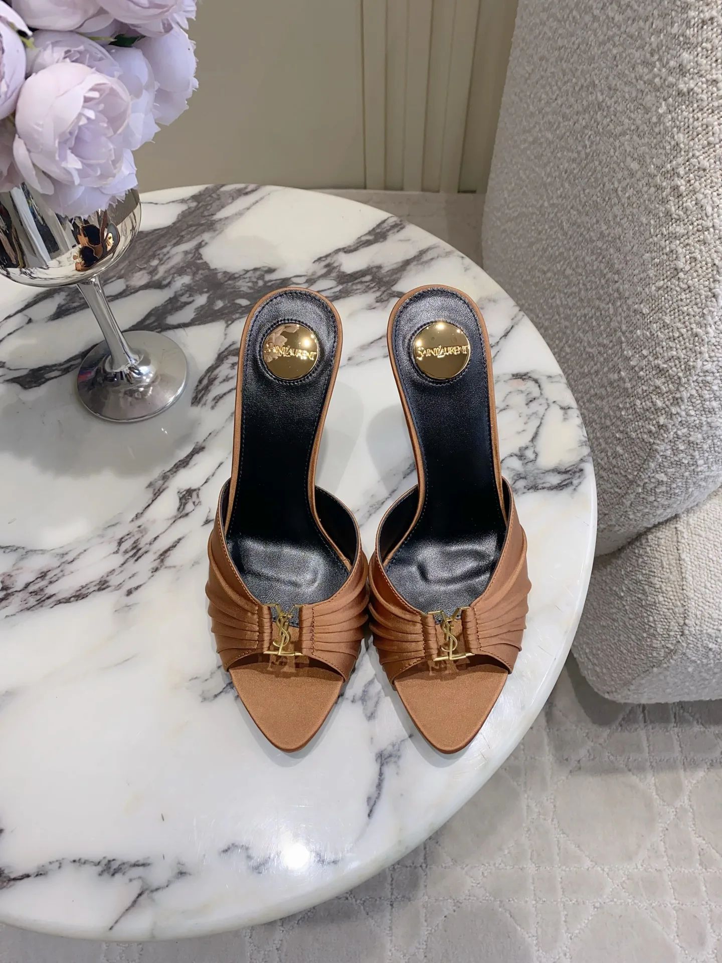 Босоножки Женские Saint Laurent 13332009