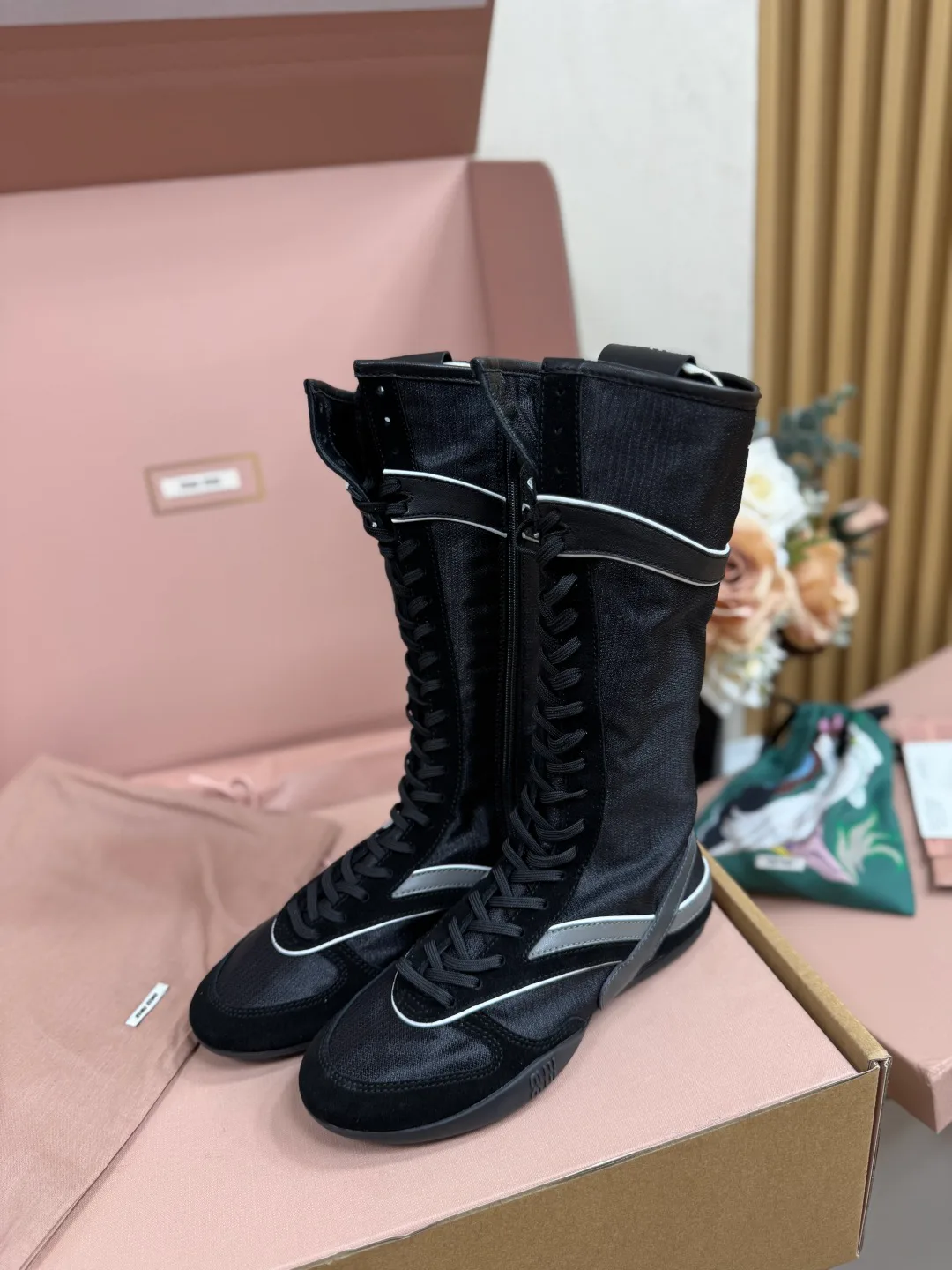 Сапоги Женские Miu Miu 121127