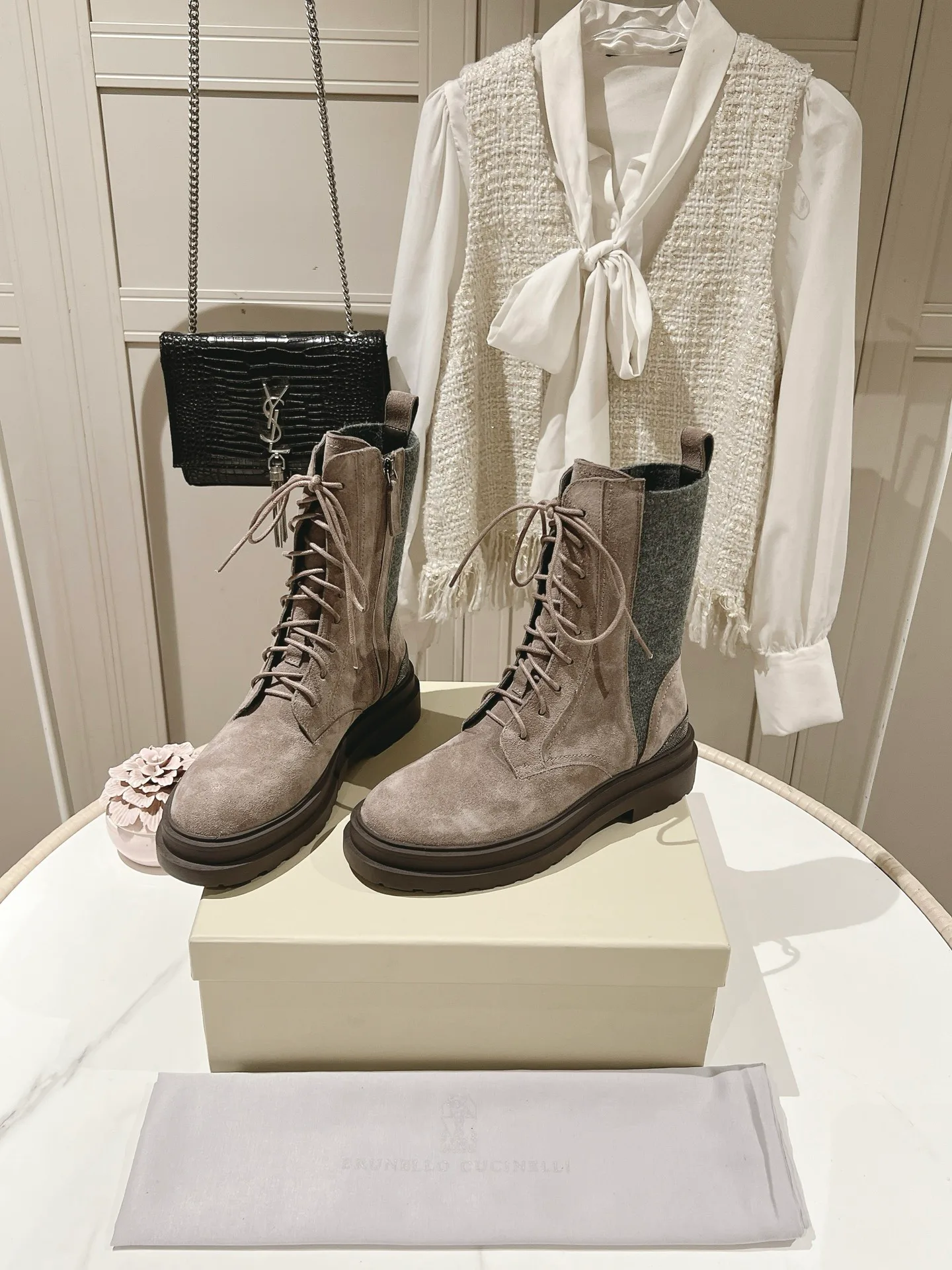 Ботинки Женские Brunello Cucinelli 18217264