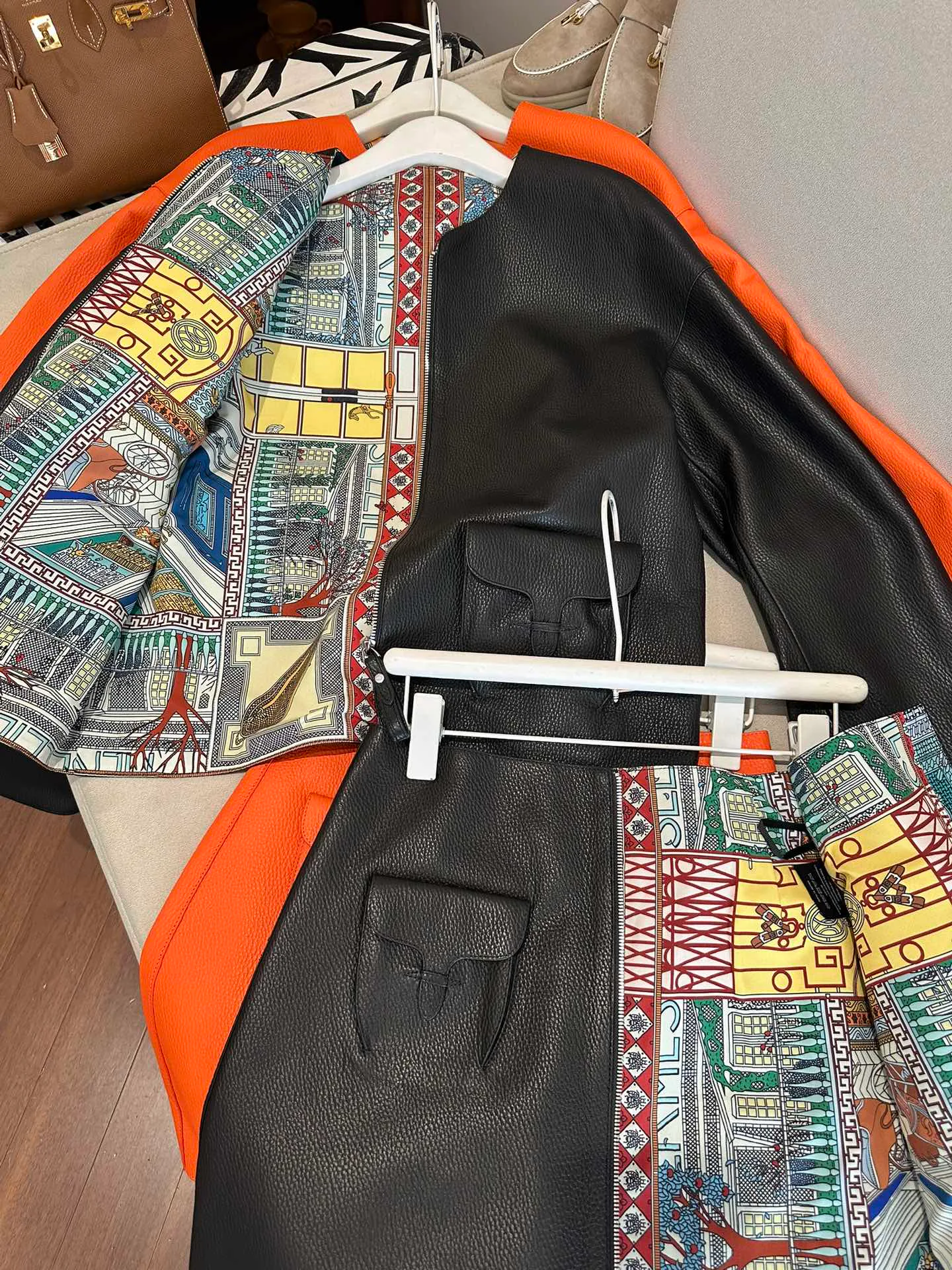 Кожаные Куртки И Дублёнки Женские Hermes 11460693