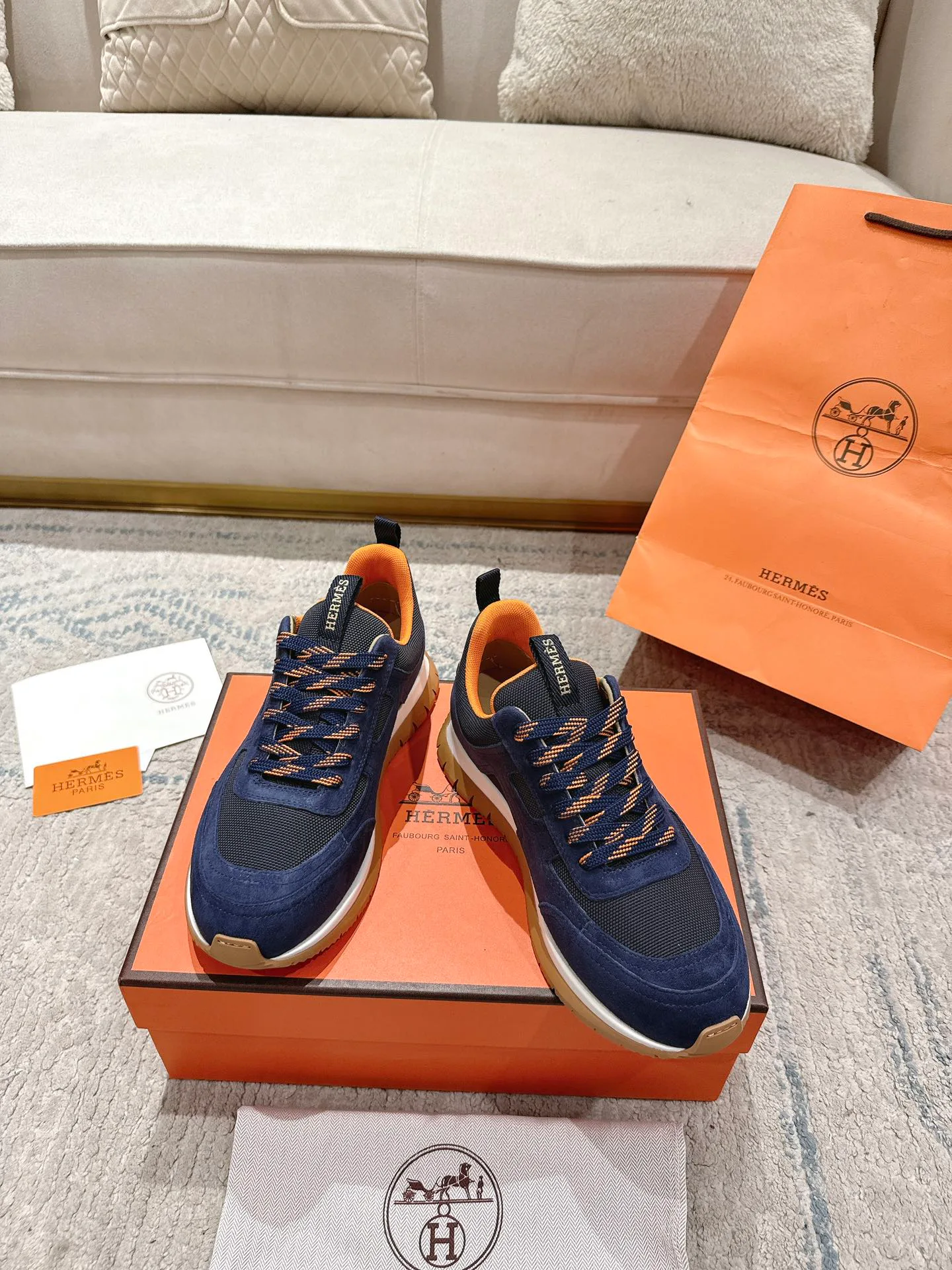 Кроссовки Мужские Hermes 12874762
