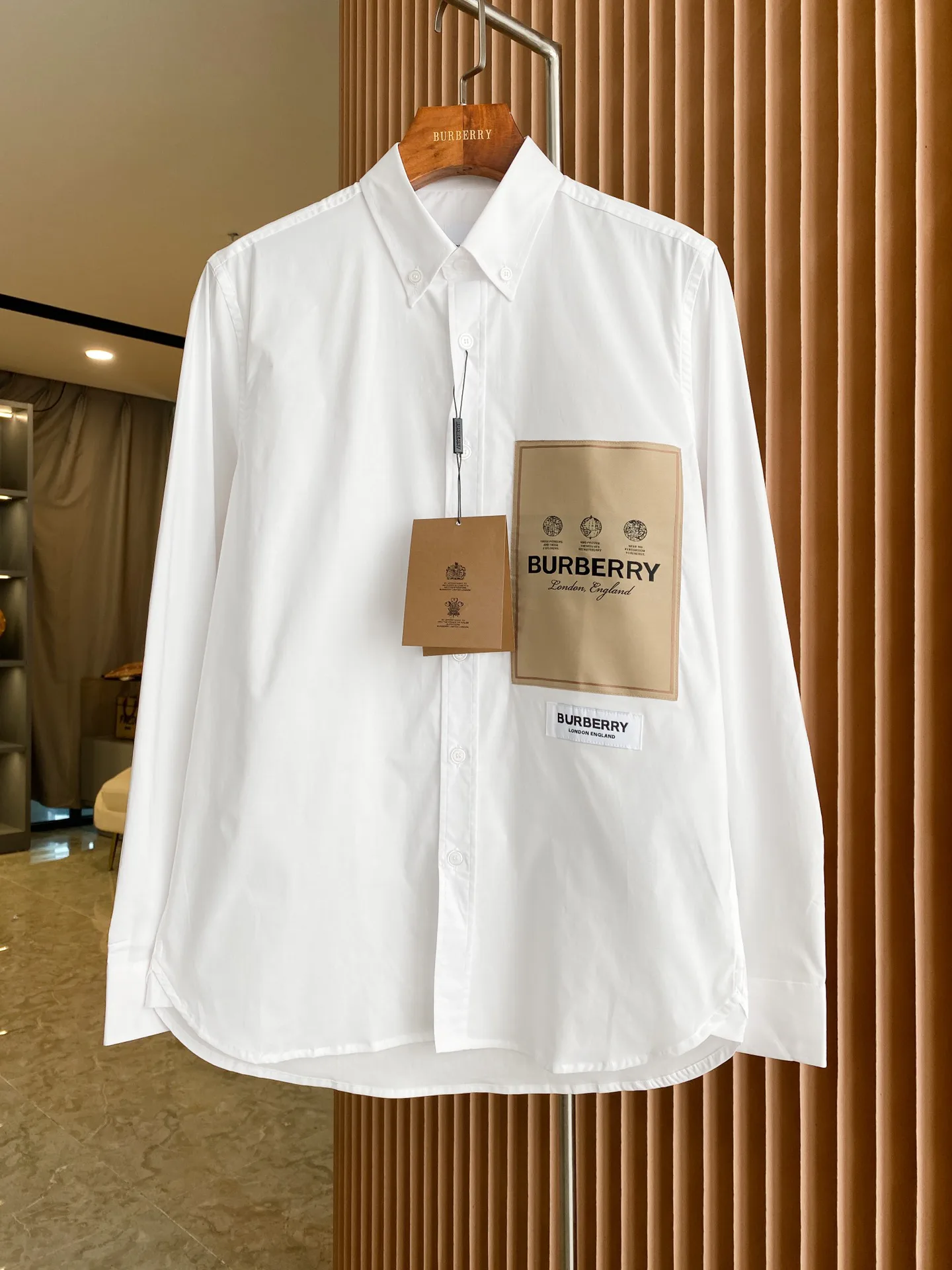 Рубашки Мужские Burberry 13432948