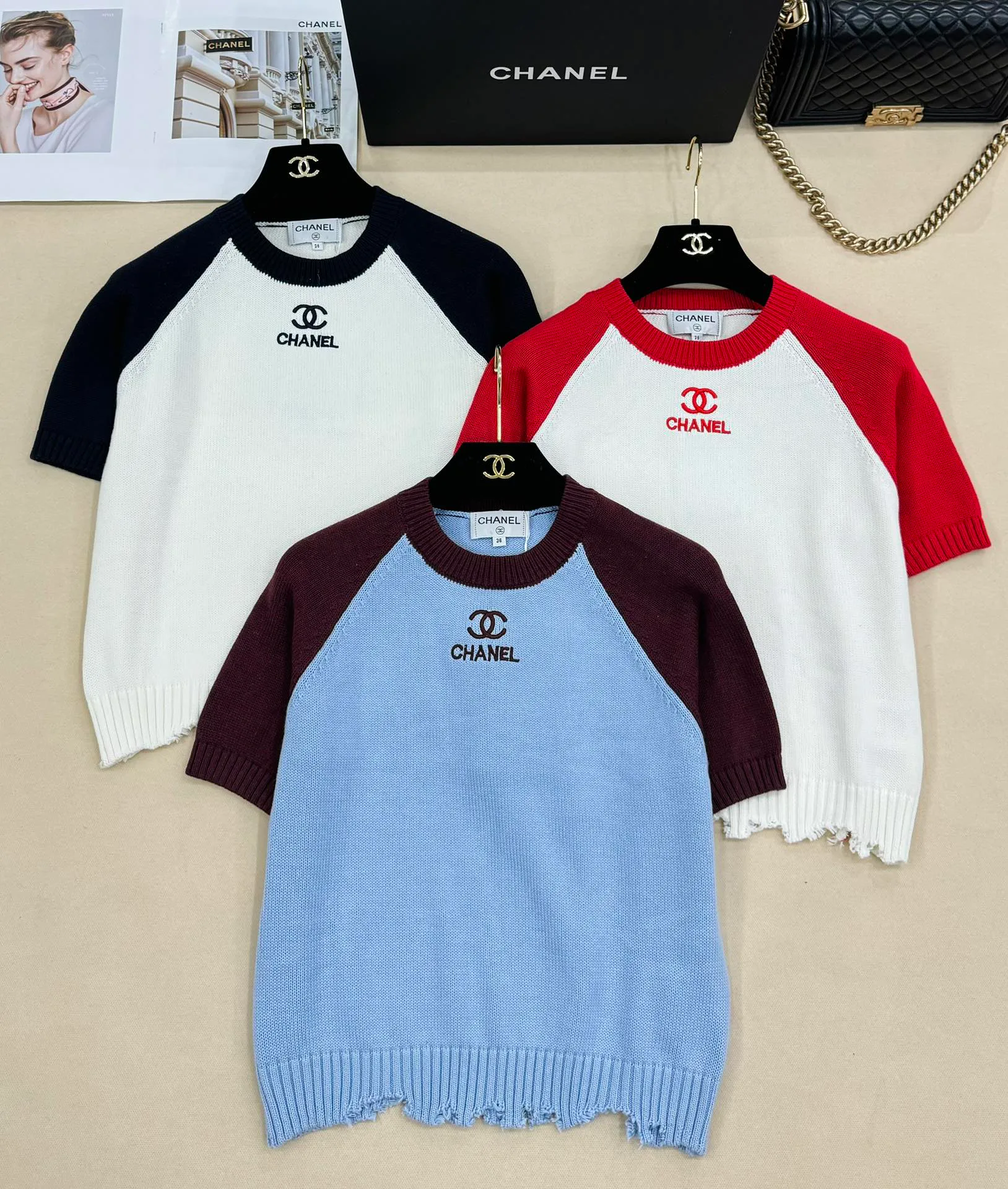 Футболки Женские Chanel 1882345