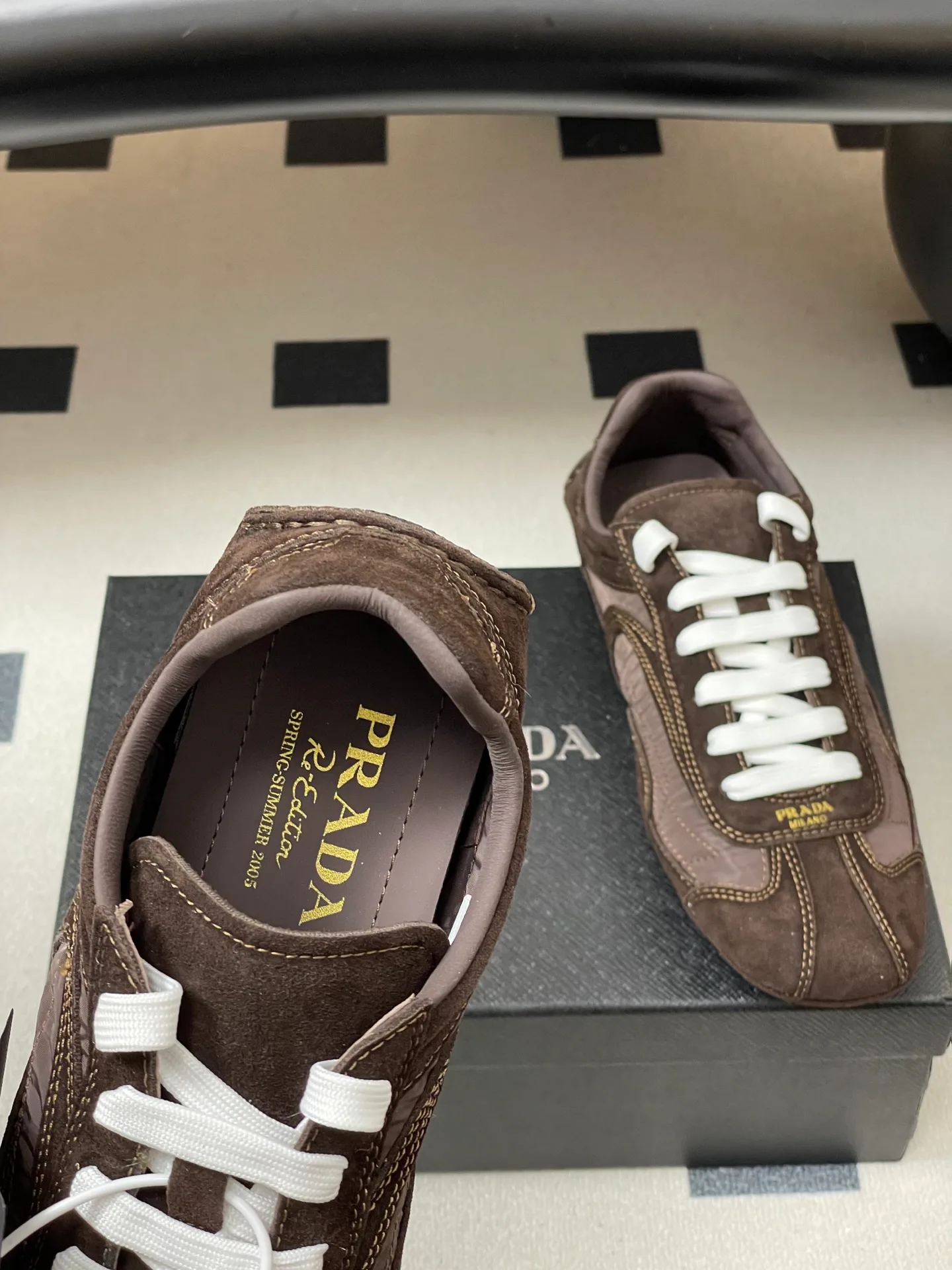 Кроссовки Женские Prada 9700338