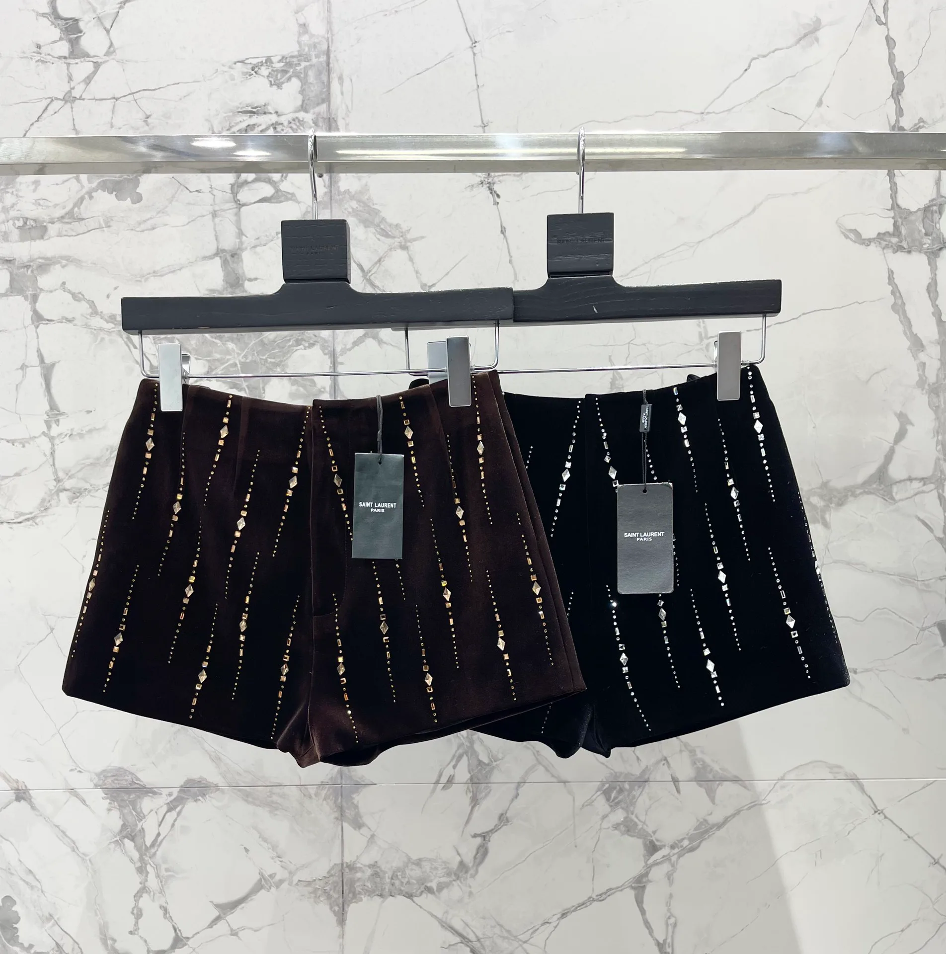 Шорты Женские Saint Laurent 18478749