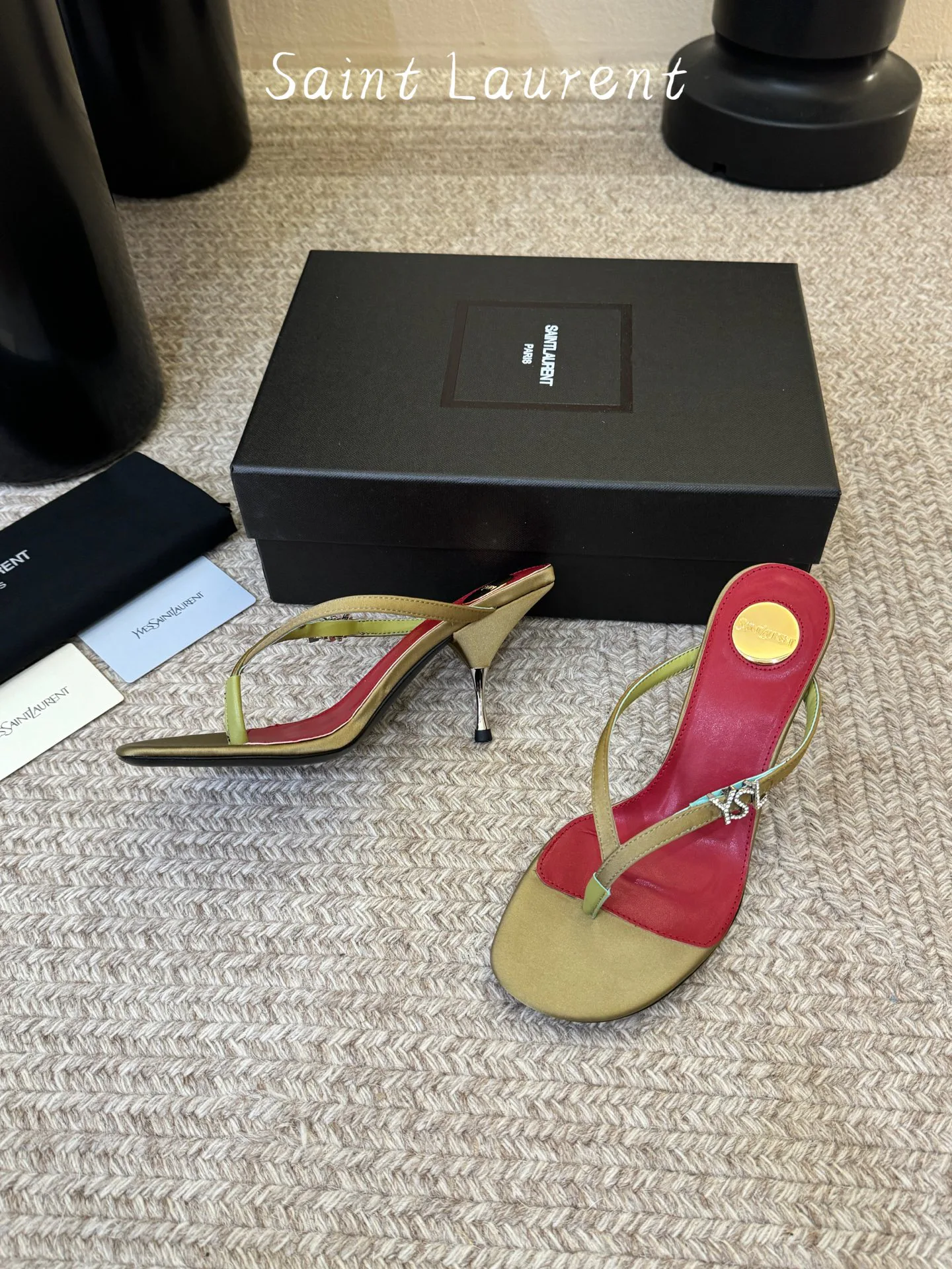 Босоножки Женские Saint Laurent 13182197