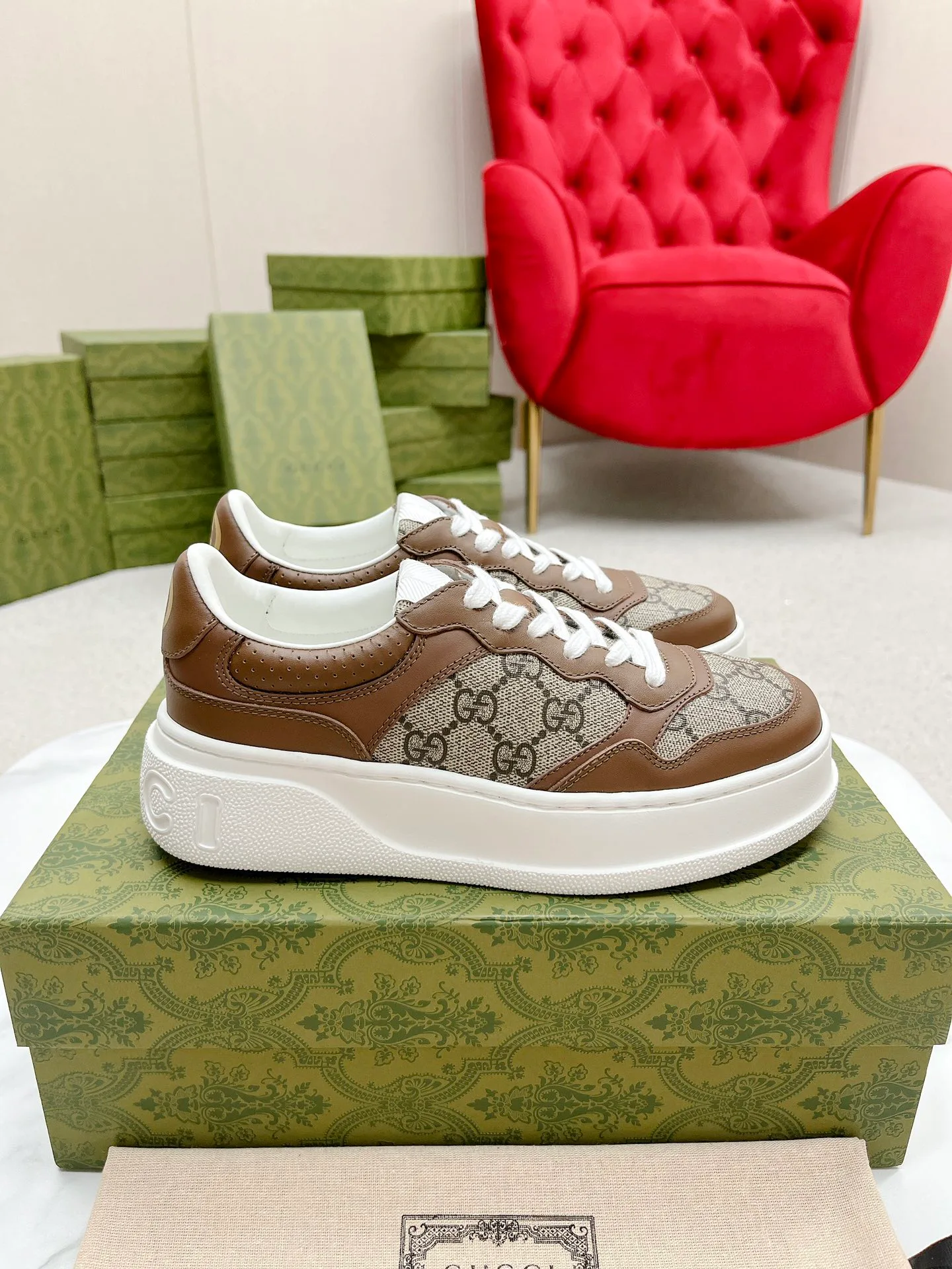 Кеды Женские Gucci 11651107