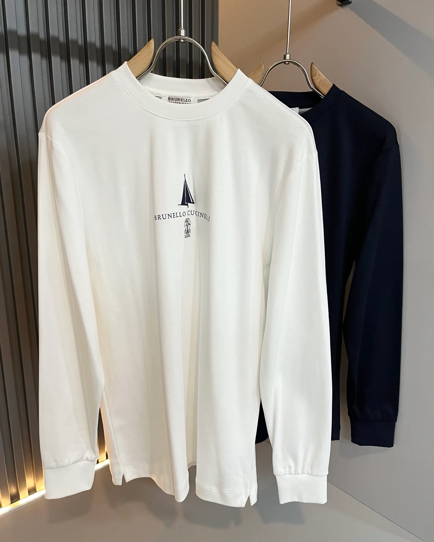 Лонгсливы Мужские Brunello Cucinelli 244357