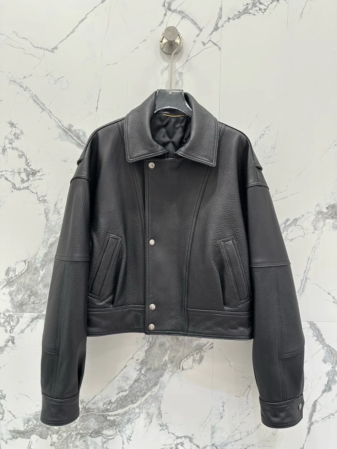 Кожаные Куртки И Дублёнки Женские Saint Laurent 11544778