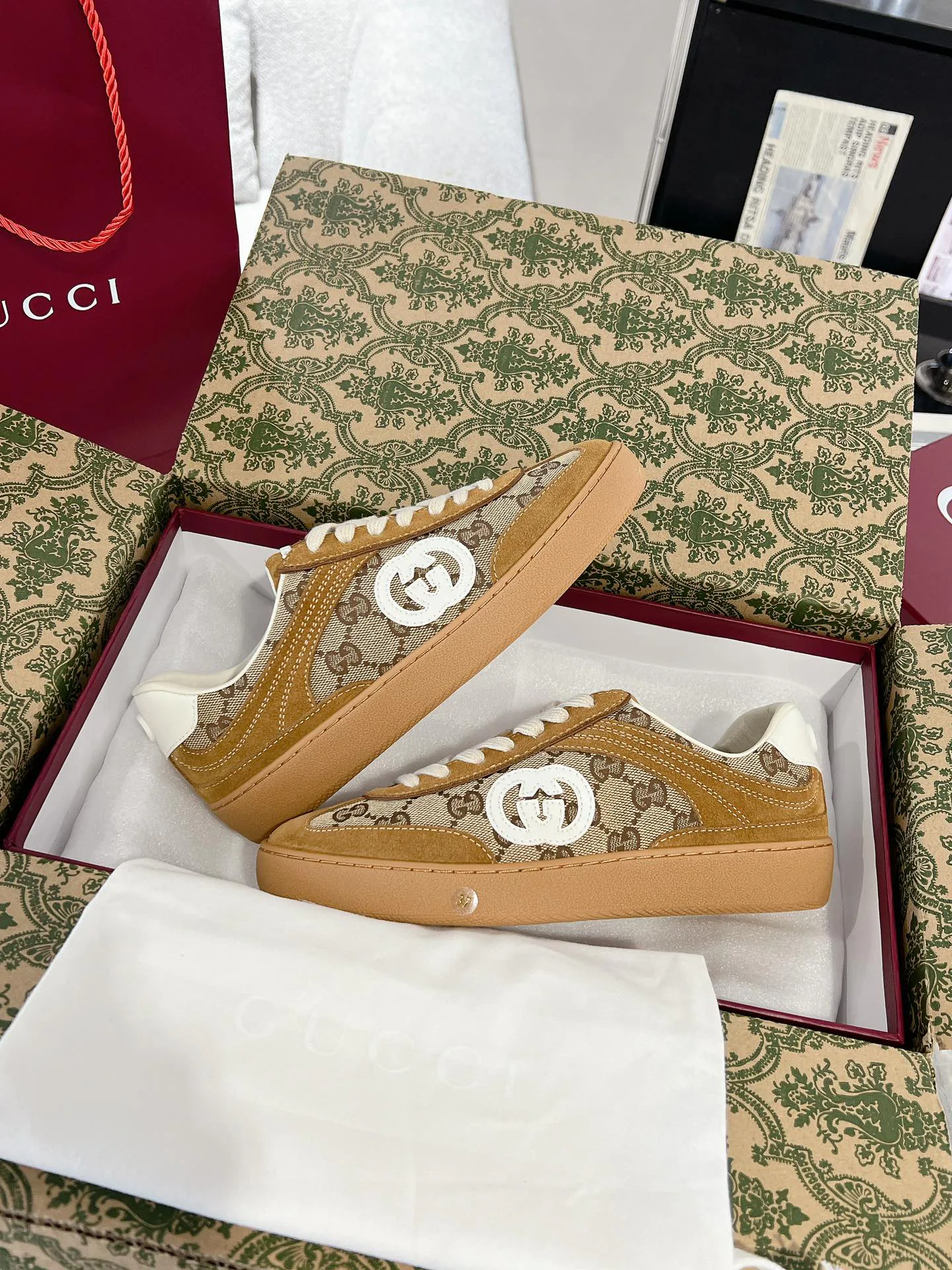 Кеды Женские Gucci 1827486