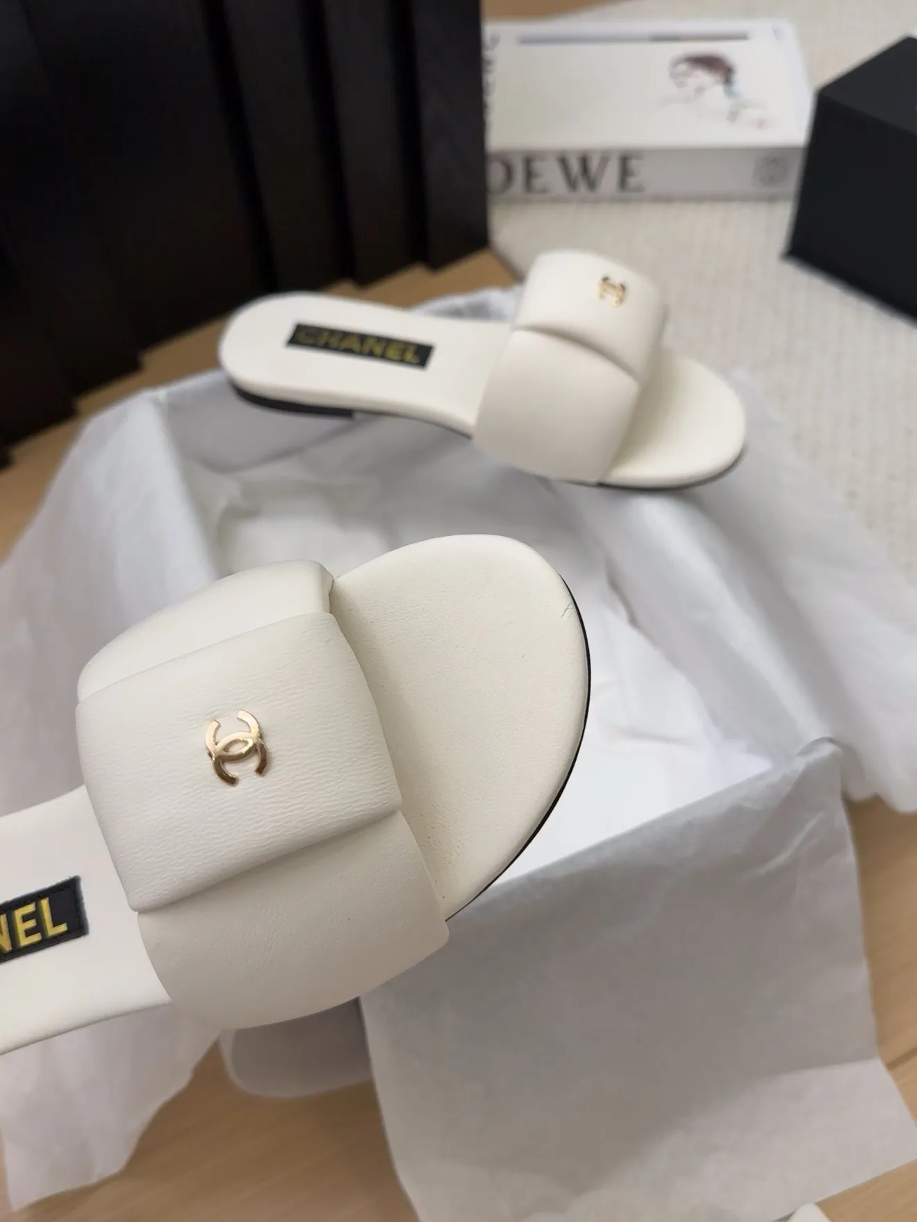 Шлепанцы Женские Chanel 28361