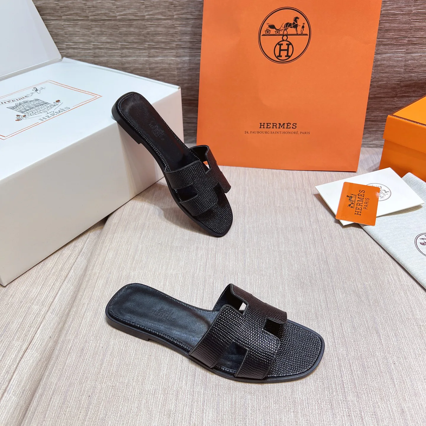 Шлепанцы Женские Hermes 25845