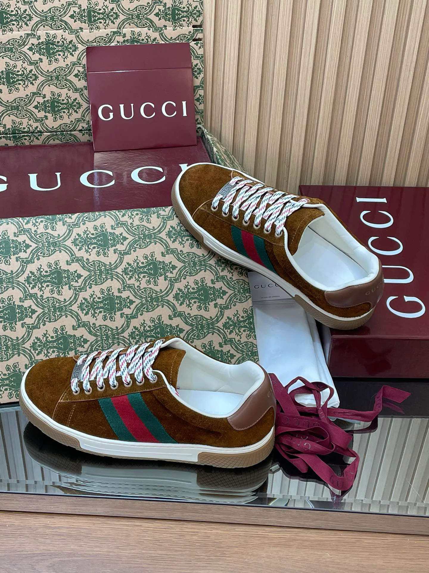 Кроссовки Мужские Gucci 3443597