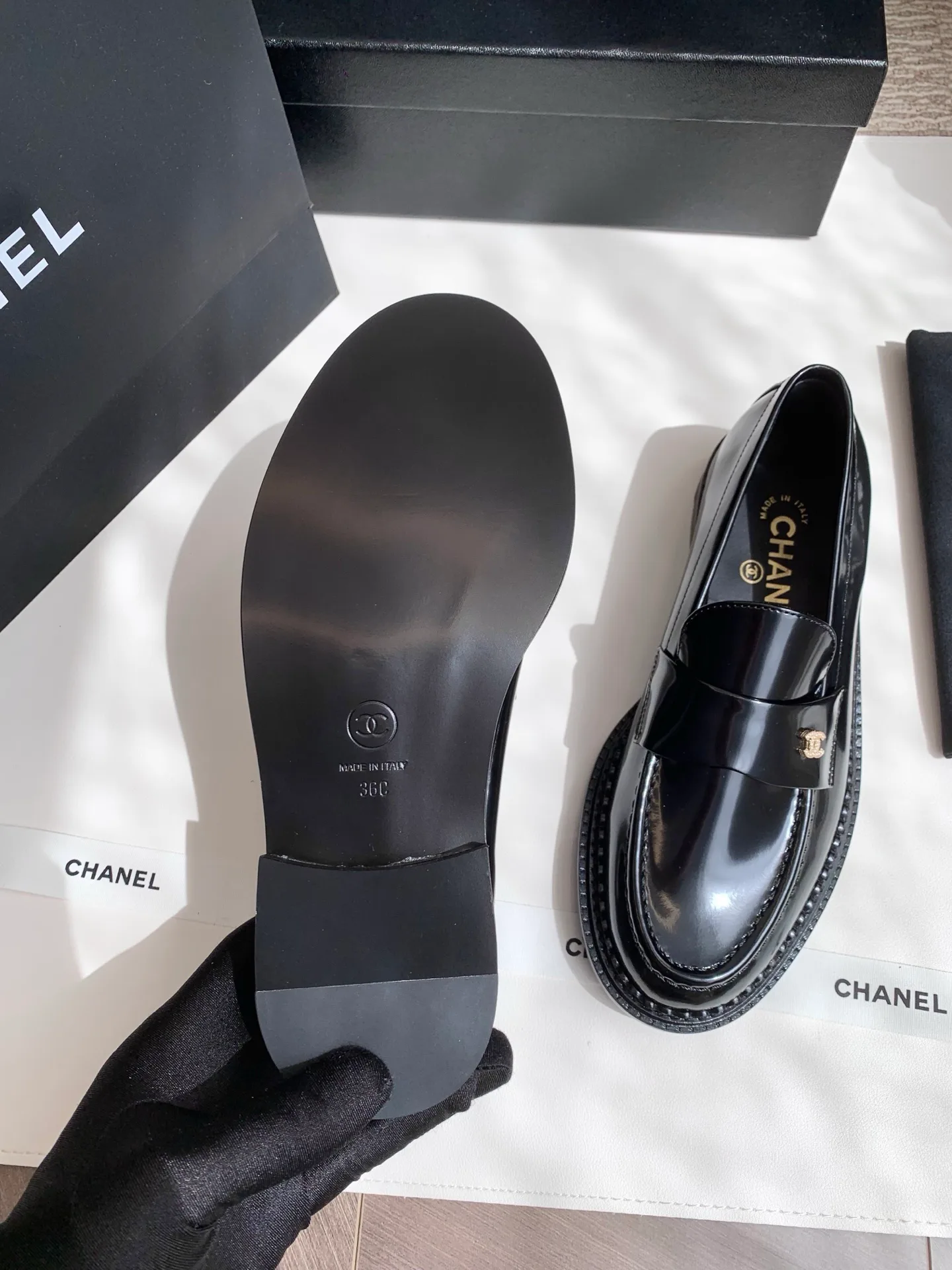 Лоферы И Мокасины Женские Chanel 16948091