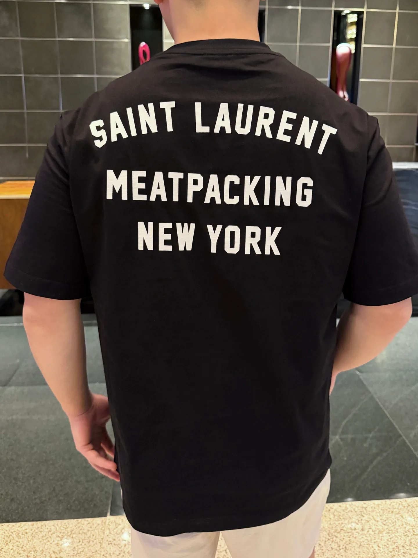 Футболки Мужские Saint Laurent 5006323