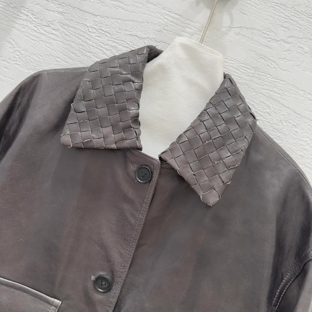 Кожаные Куртки И Дублёнки Женские Bottega Veneta 5413771