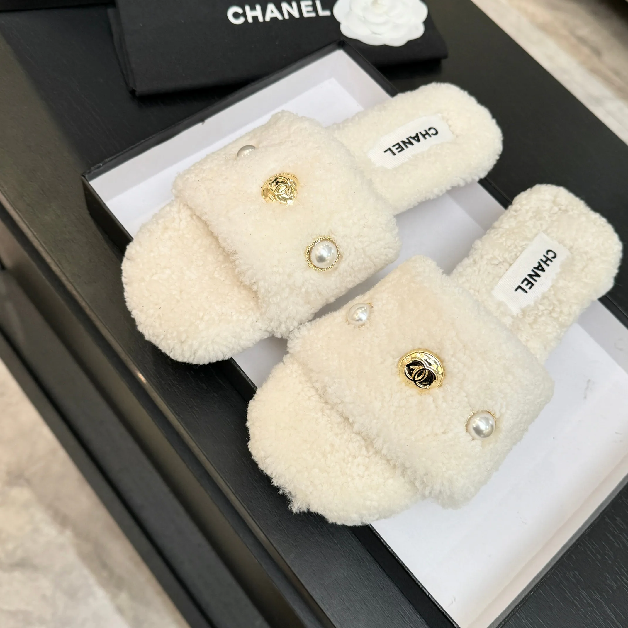 Тапочки Женские Chanel 462748